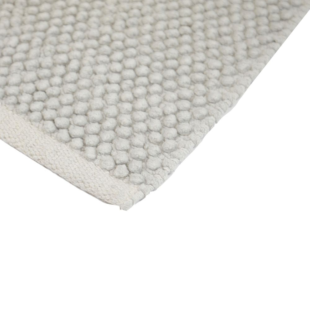 Olivia bathroom rug - light gray