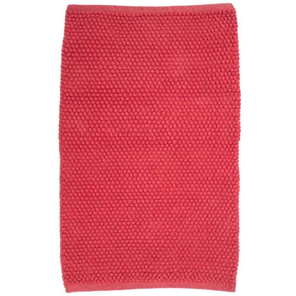 Olivia bathroom rug - raspberry