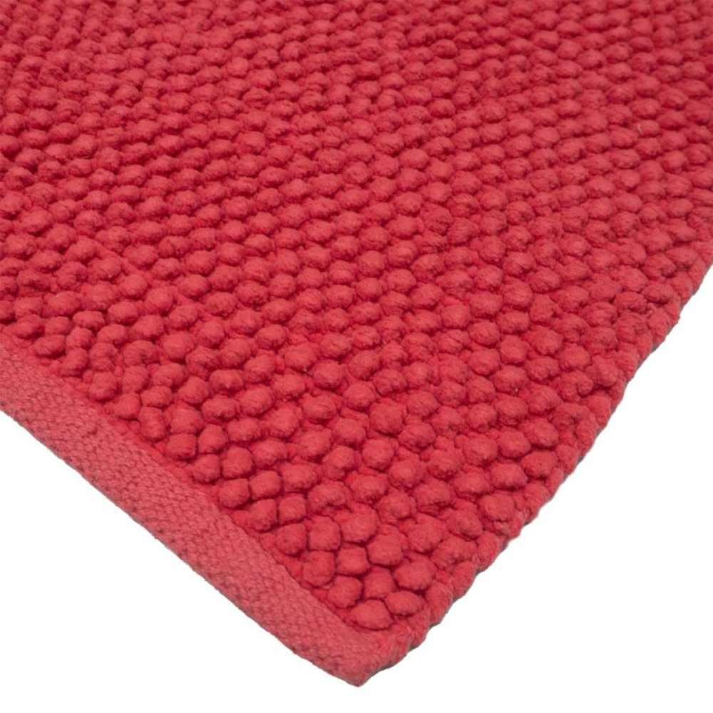 Olivia bathroom rug - raspberry