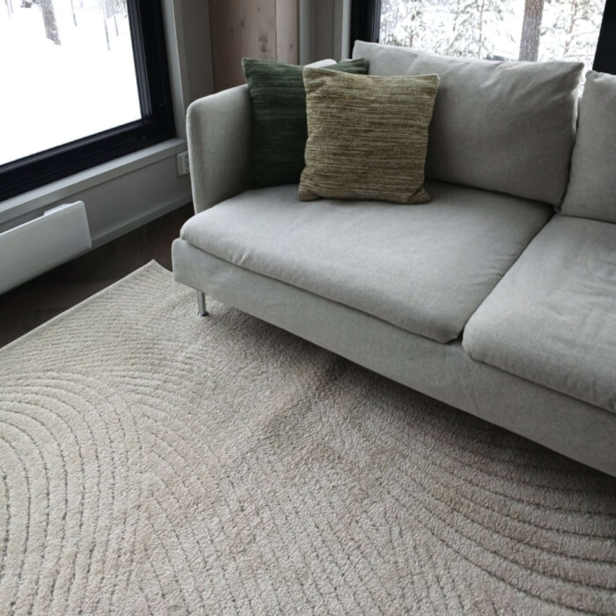 Onda Pile rug - natural white