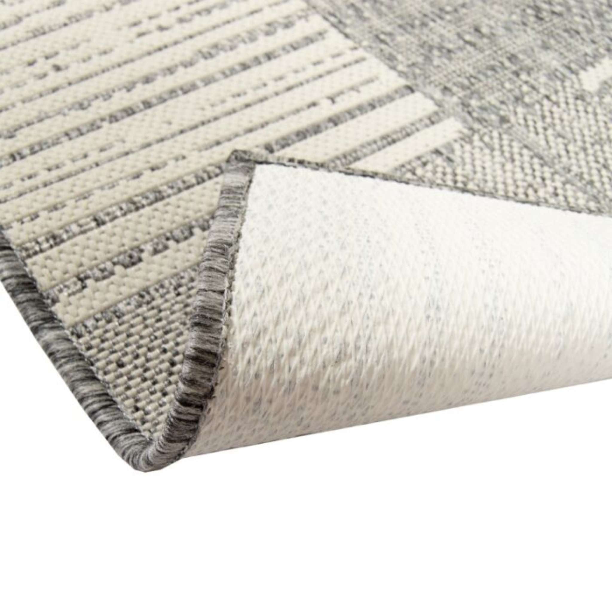 Oslo Flatweave rug Roll - gray