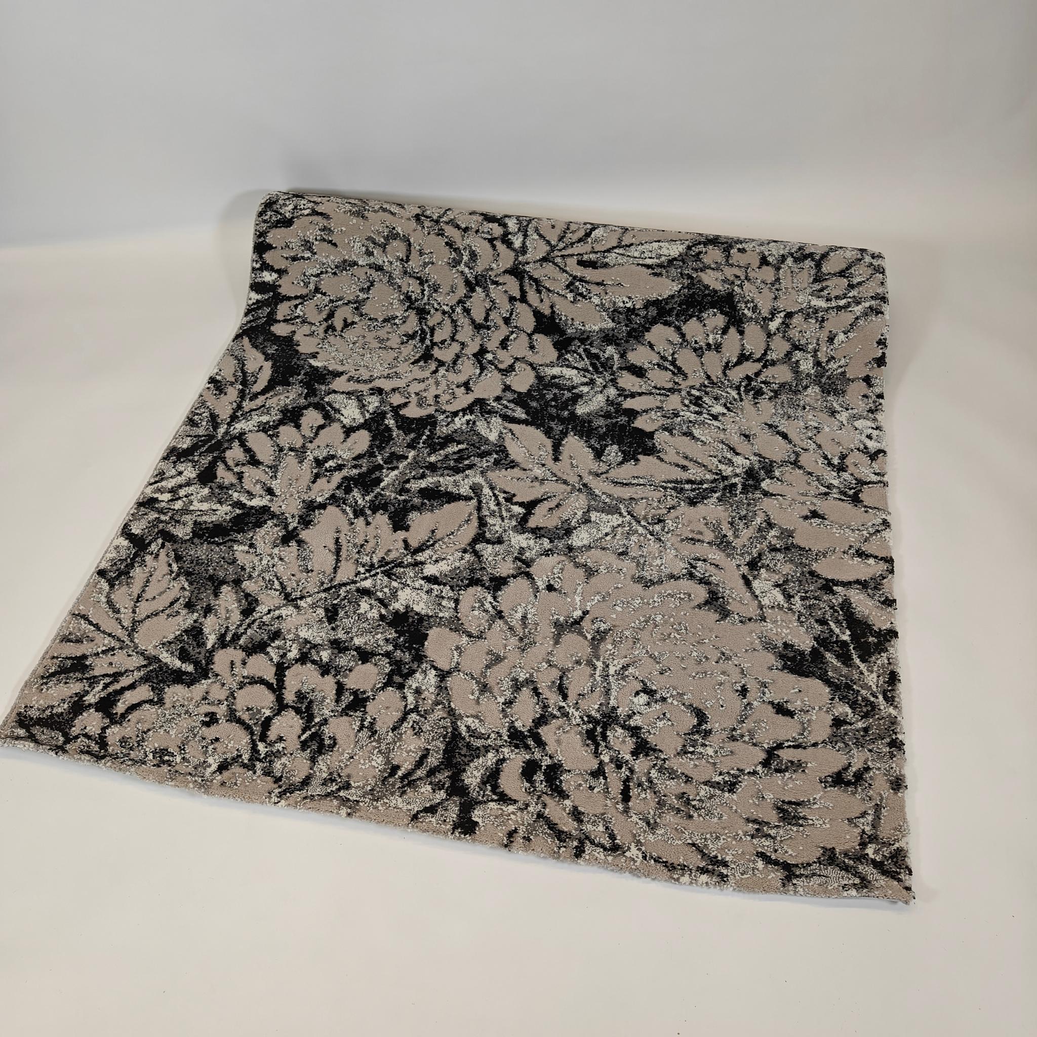 Peony low pile Rug - beige/gray