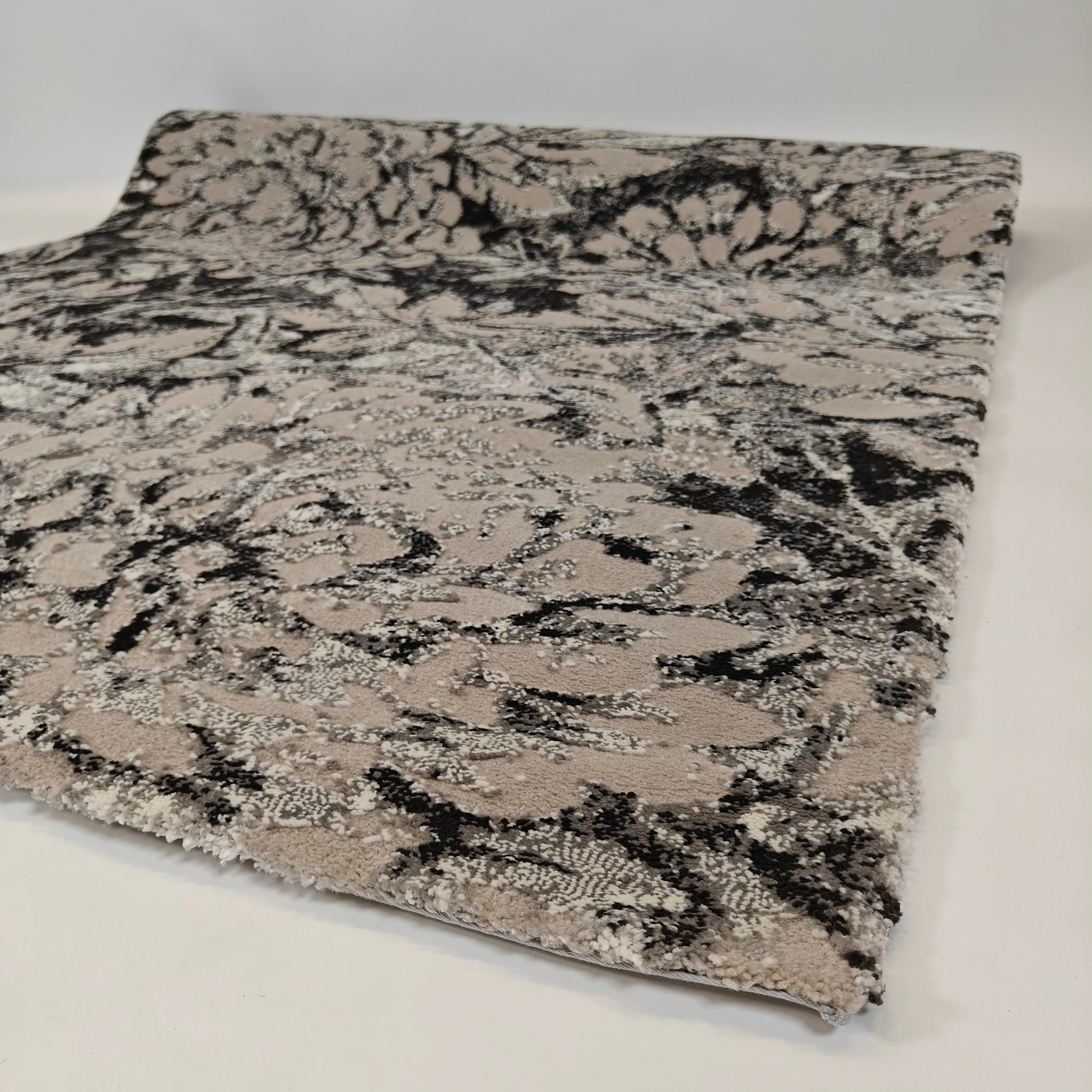 Peony low pile Rug - beige/gray