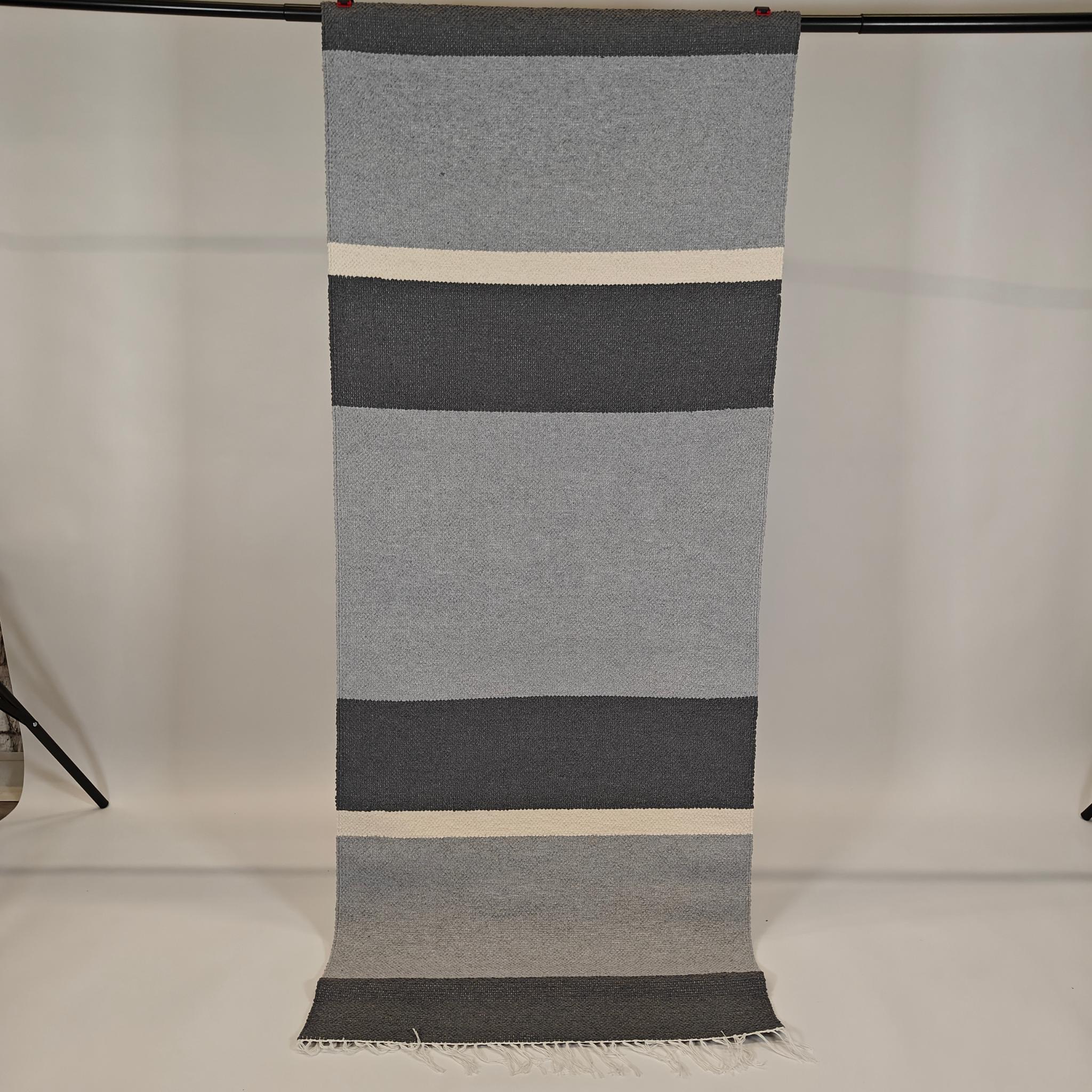 Pihatie Cotton rug Custom Size - gray