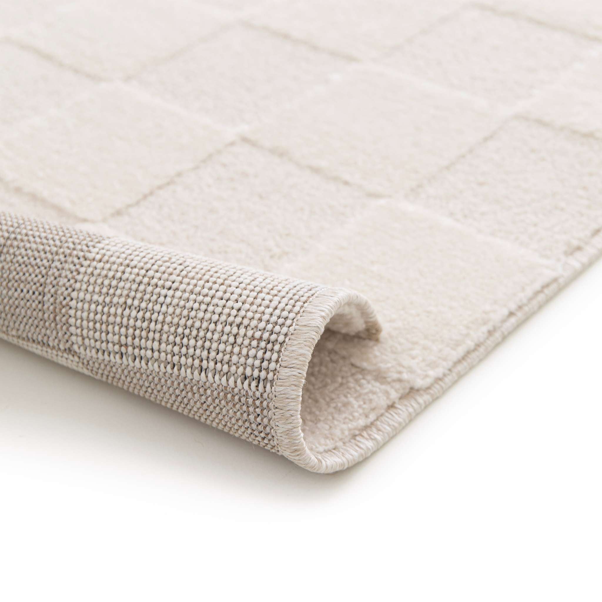 Pisa Pile rug - natural white