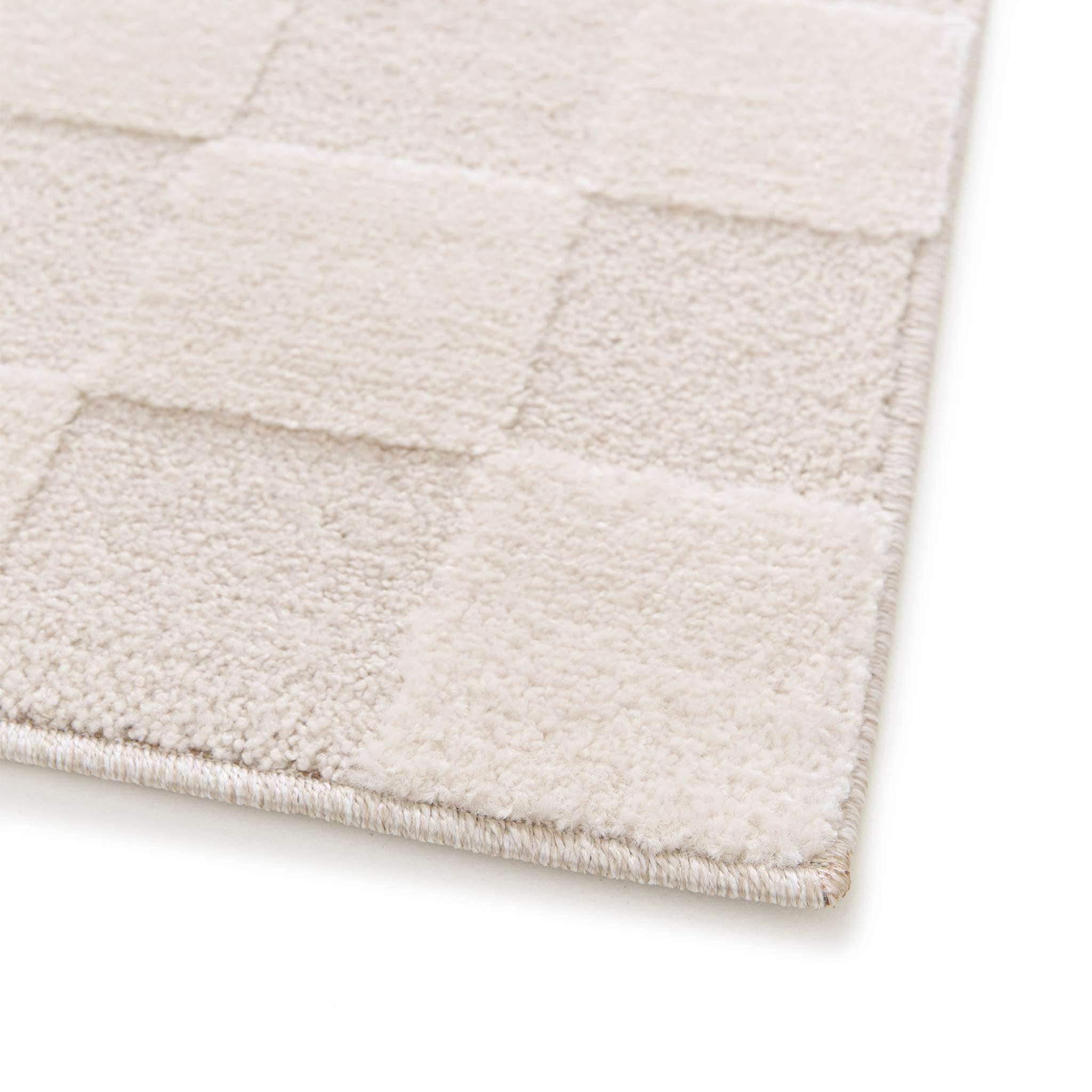 Pisa Pile rug - natural white