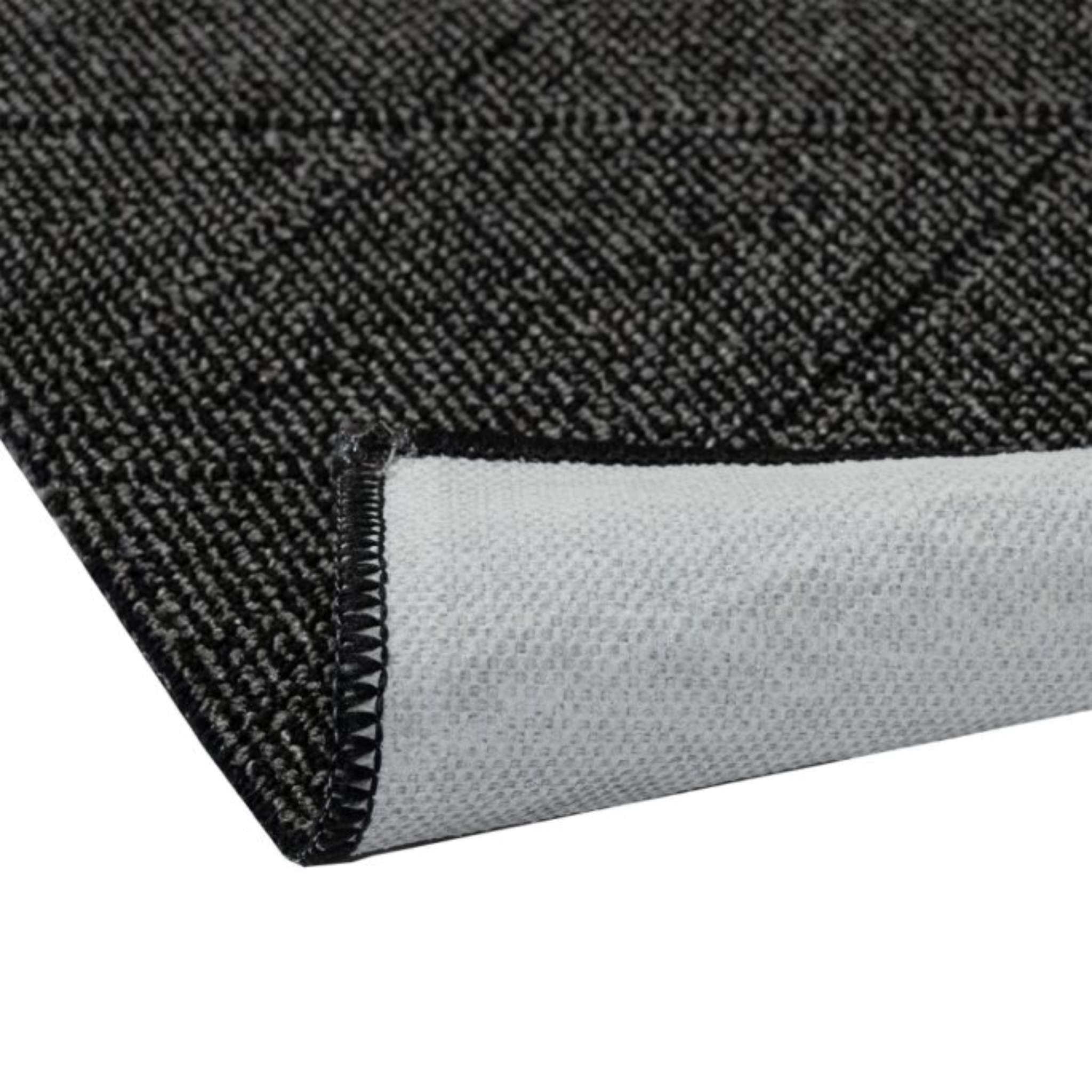 Polar kumipohjainen matto - Musta