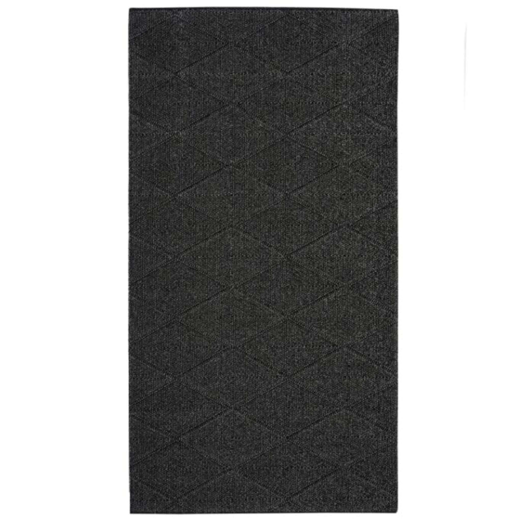 Polar kumipohjainen matto - Musta