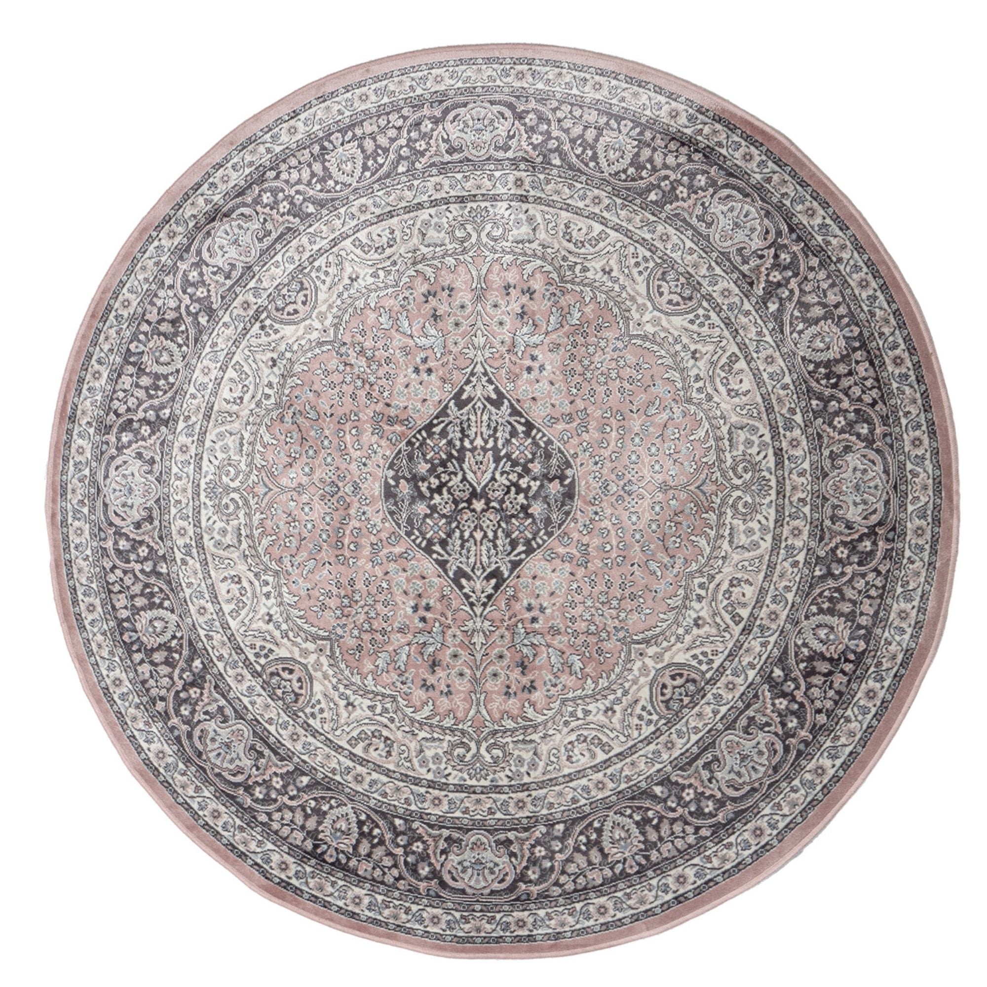 Royal viscose rug - pink