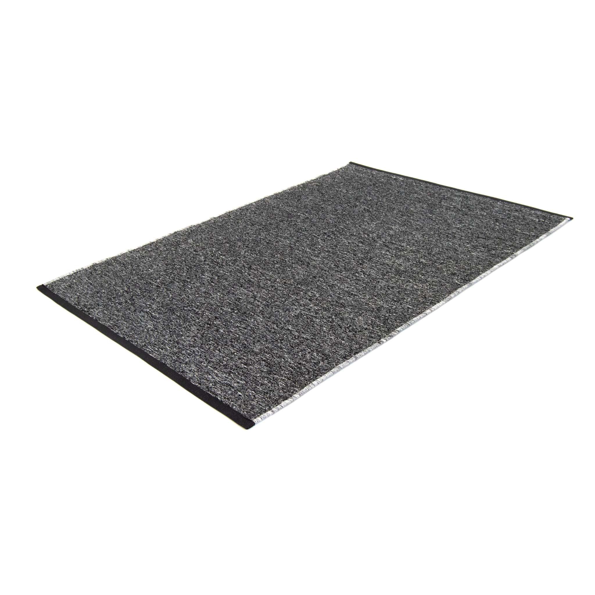 Saima Cotton rug - black