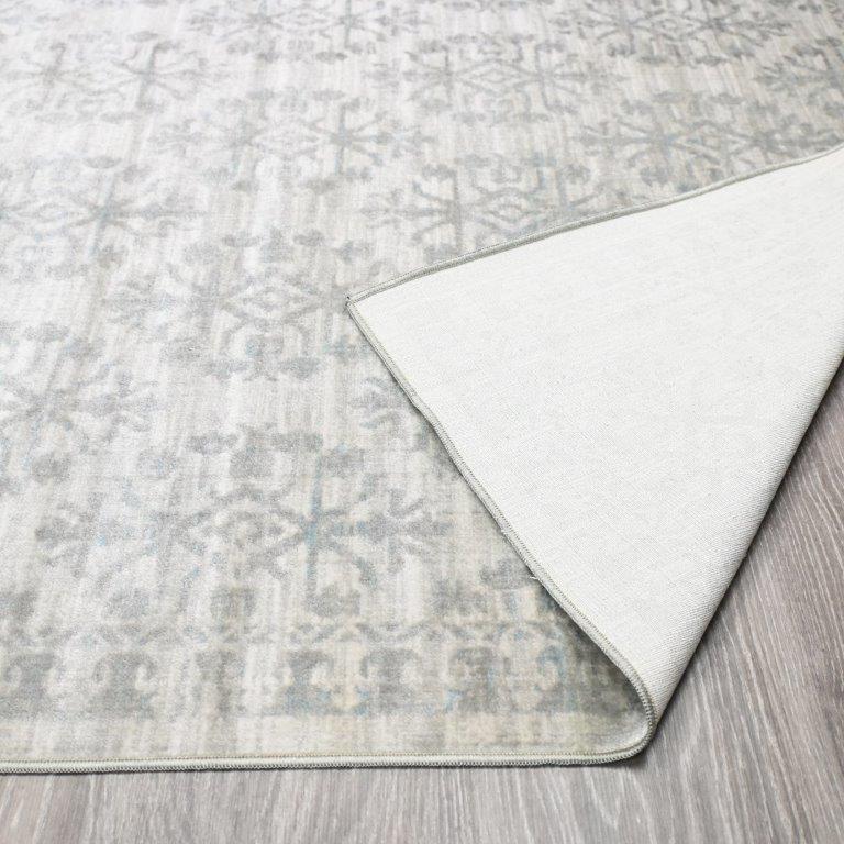 Samira viscose rug - silver