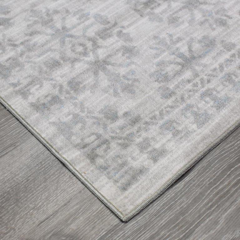 Samira viscose rug - silver