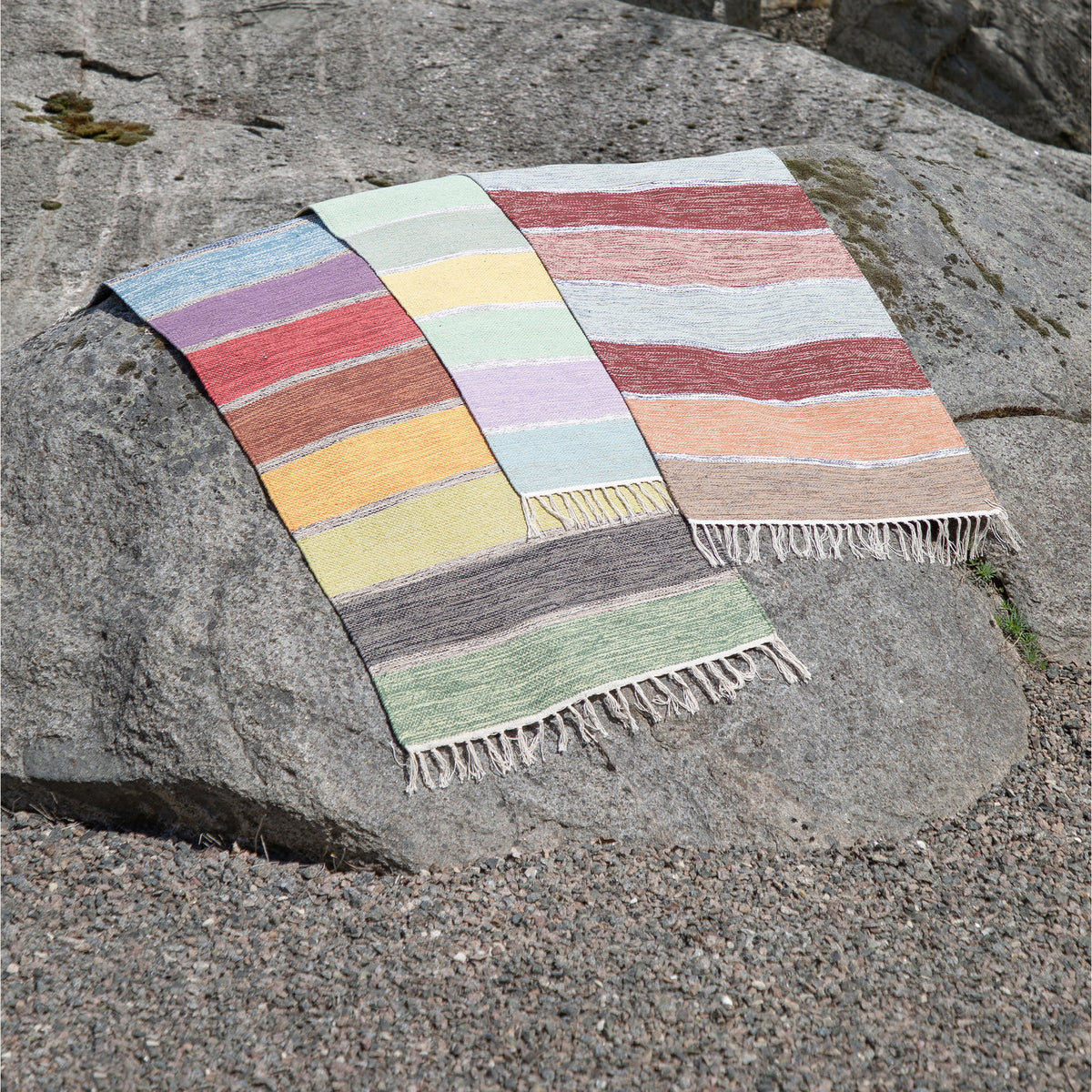 Skärhamn puuvillamatto - multi