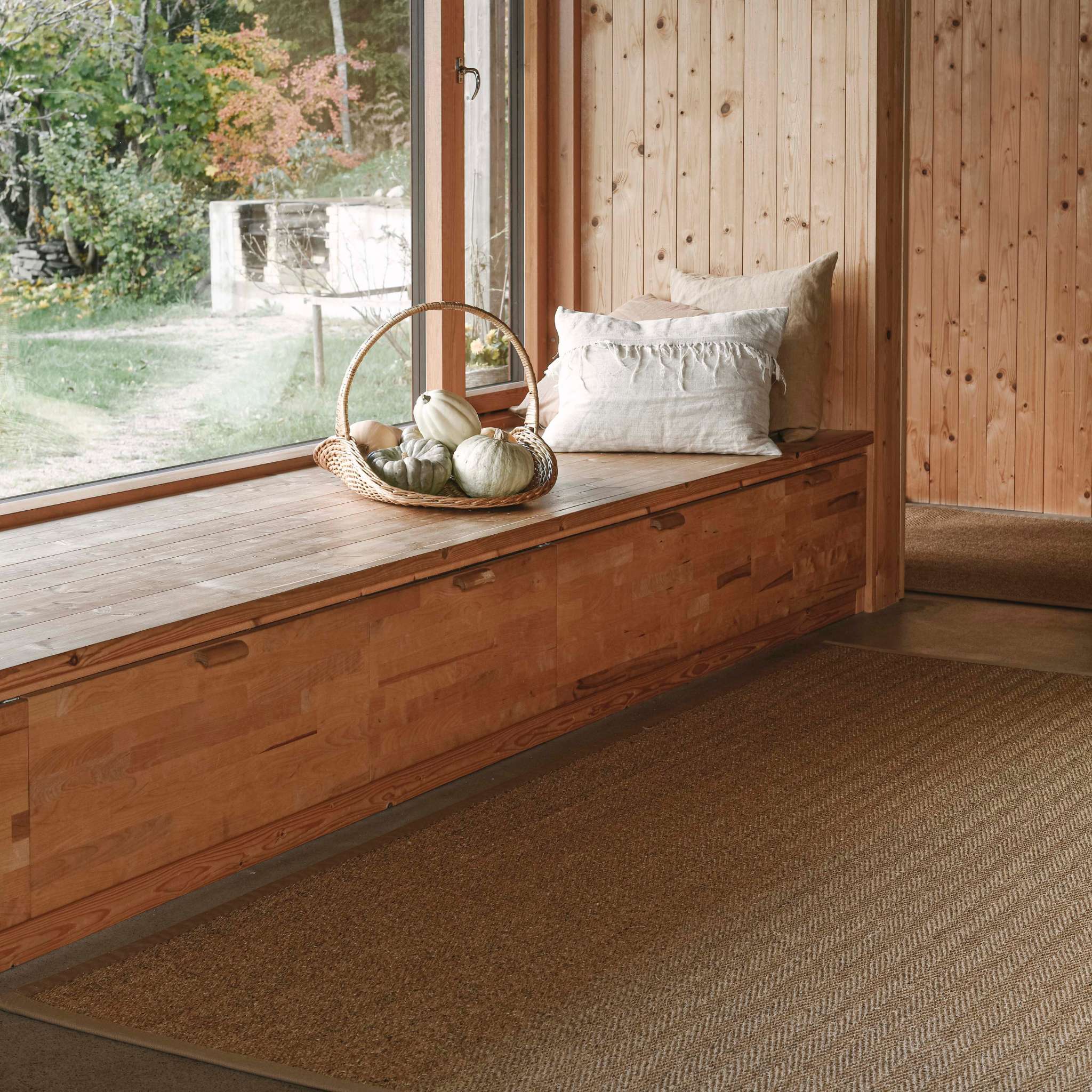 VM Carpet Barrakuda sisal rug, Custom Size - 6520 straw