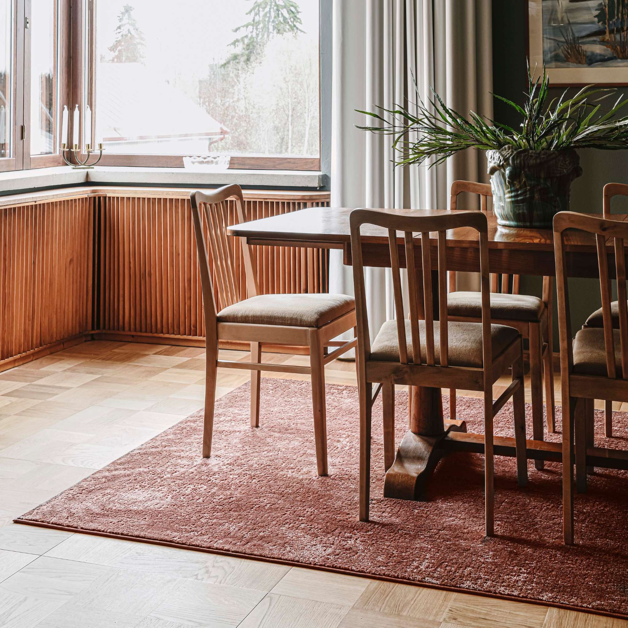 VM Carpet Basaltti matto - Mahonki 300