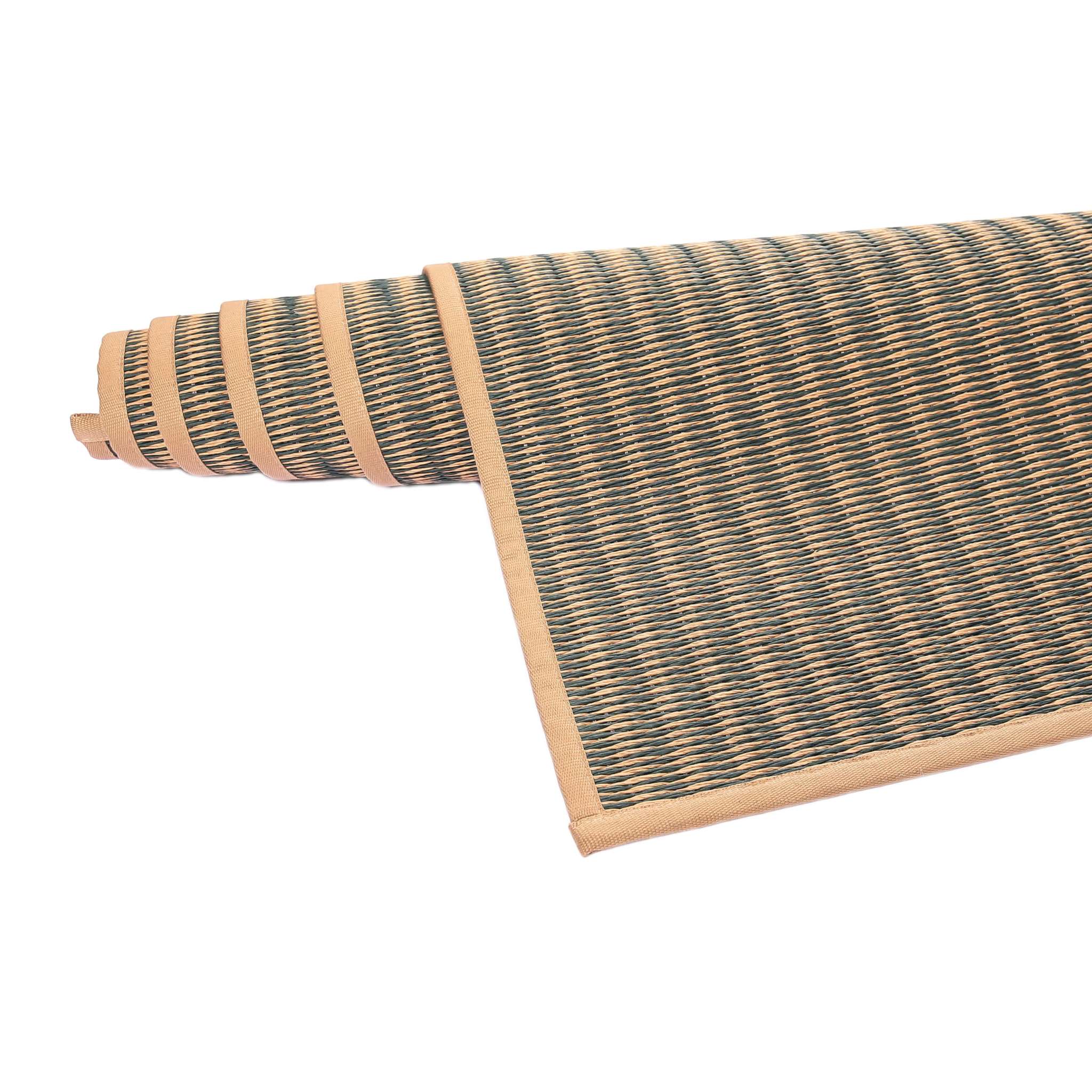 VM Carpet Kelo Rug, Custom Size - 76/72 green/beige