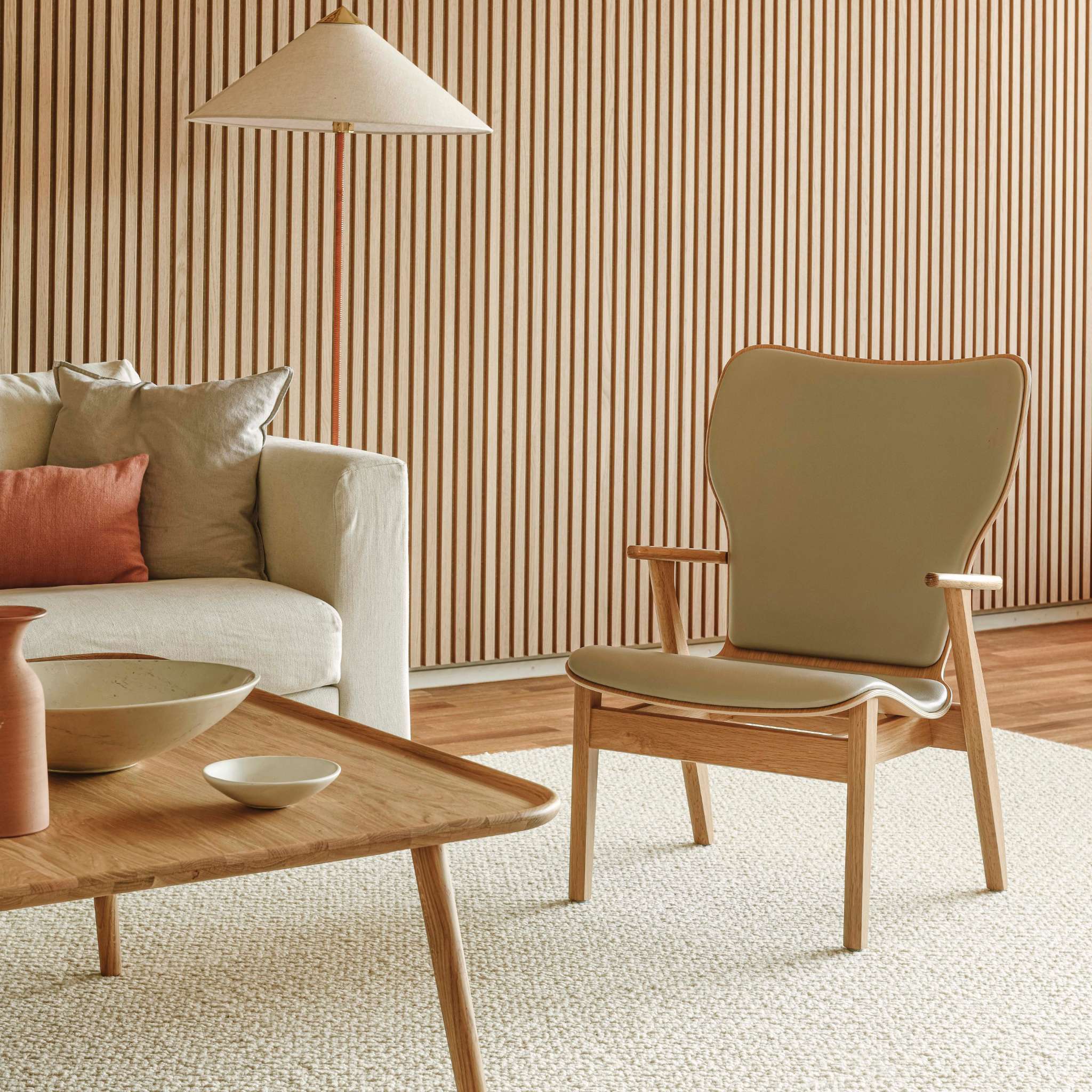 VM Carpet Loimu matto, omalla mitalla - 569 valkoinen