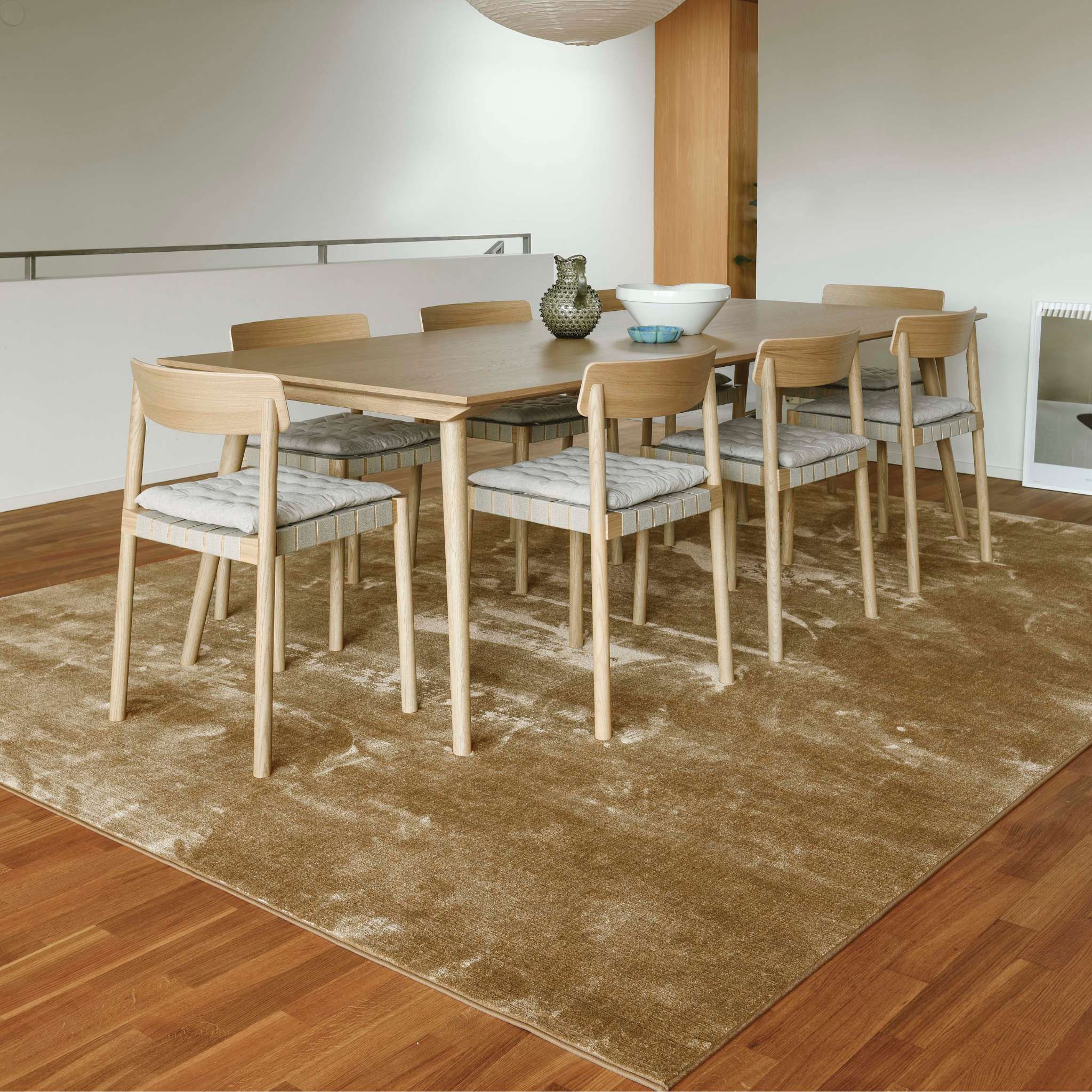 VM Carpet Sametti Rug, Custom Size - 246 yellow