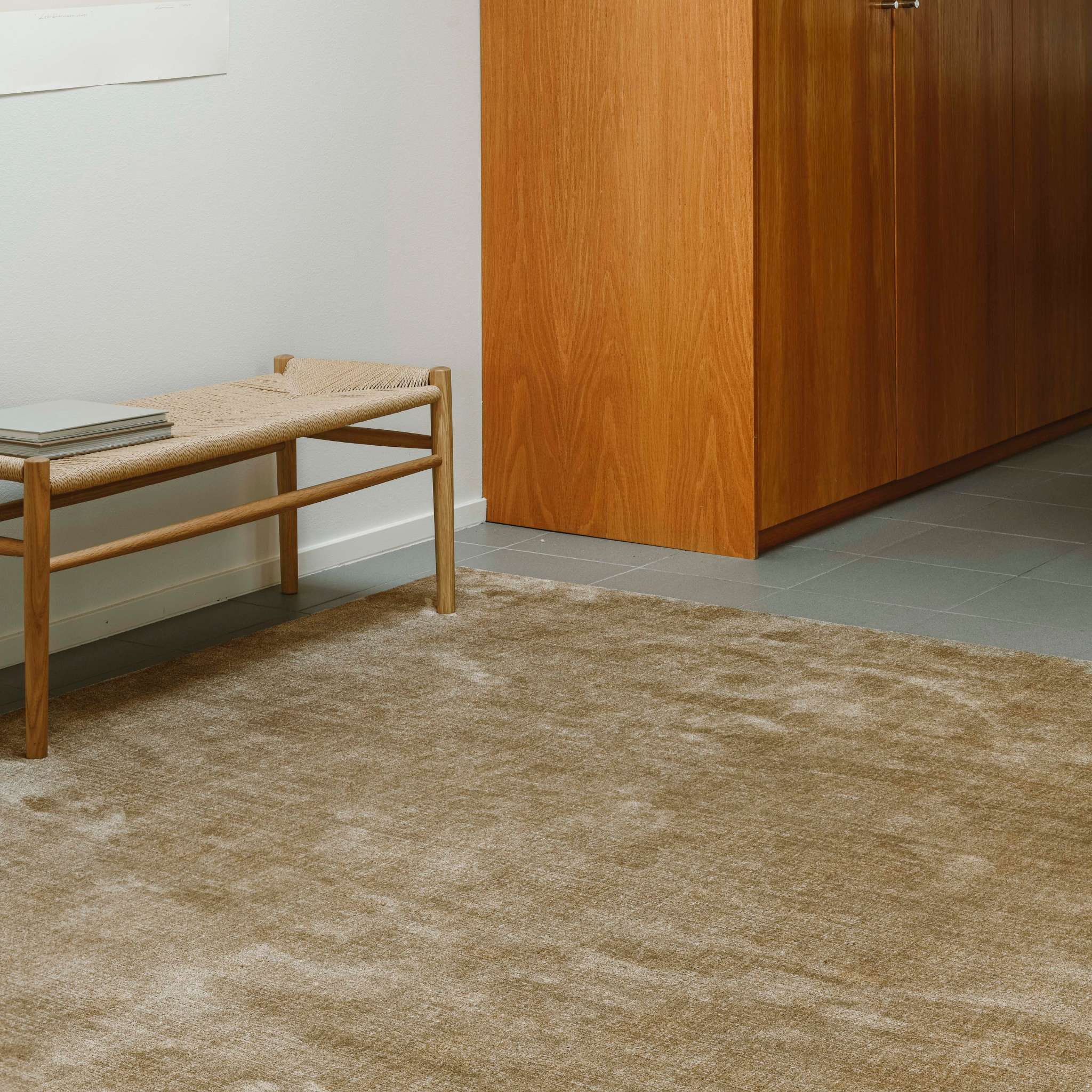 VM Carpet Sametti Rug, Custom Size - 247 beige