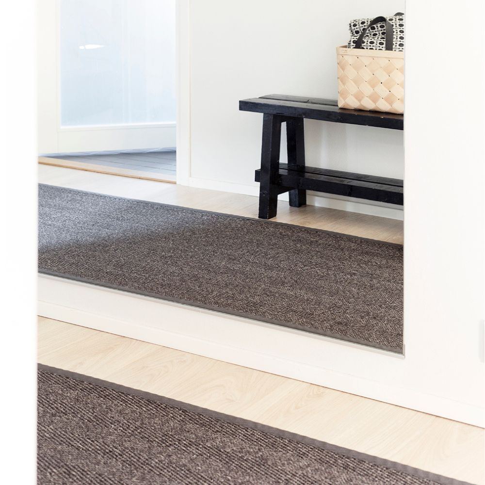 VM Carpet Barrakuda sisal rug, Custom Size - 9371 anthracite