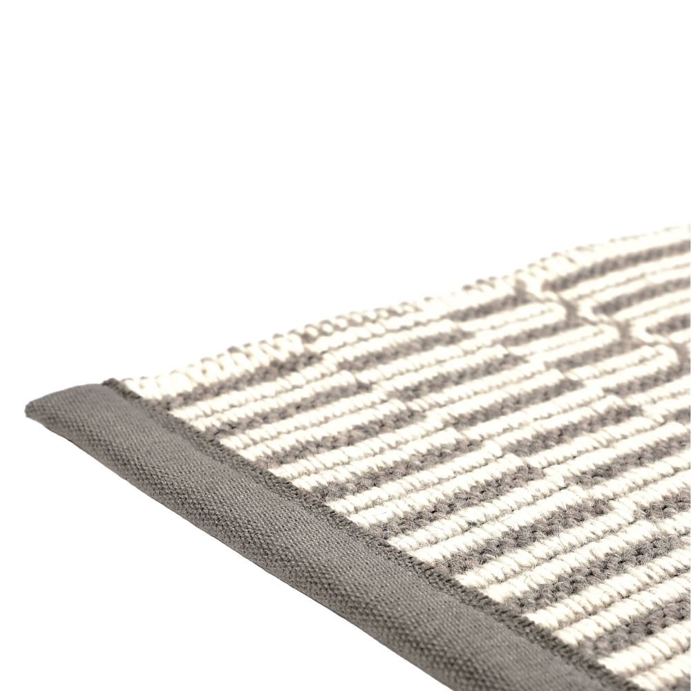 VM Carpet Duo Latua matto - 7177 valko-harmaa