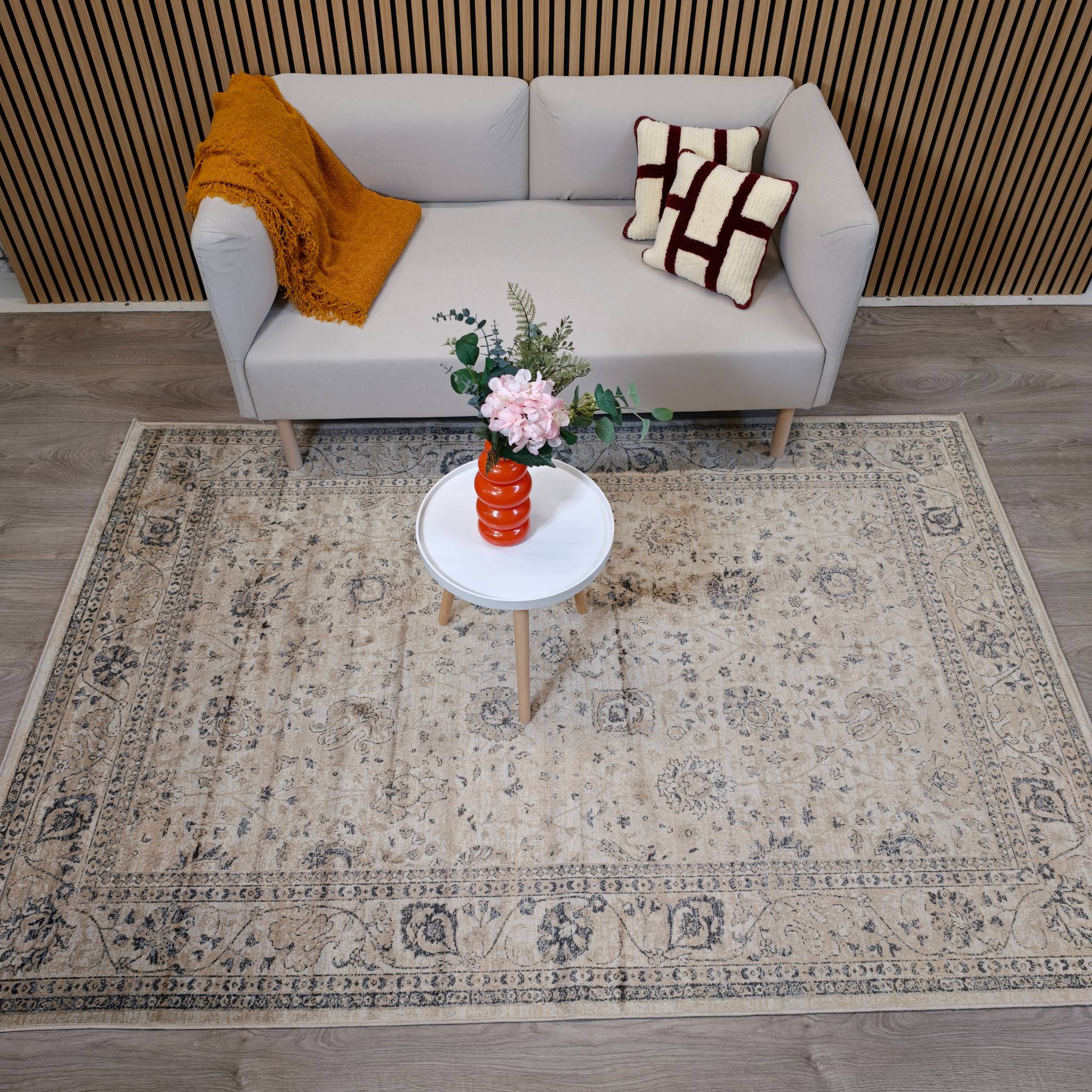 Velouria viskoosimatto - beige