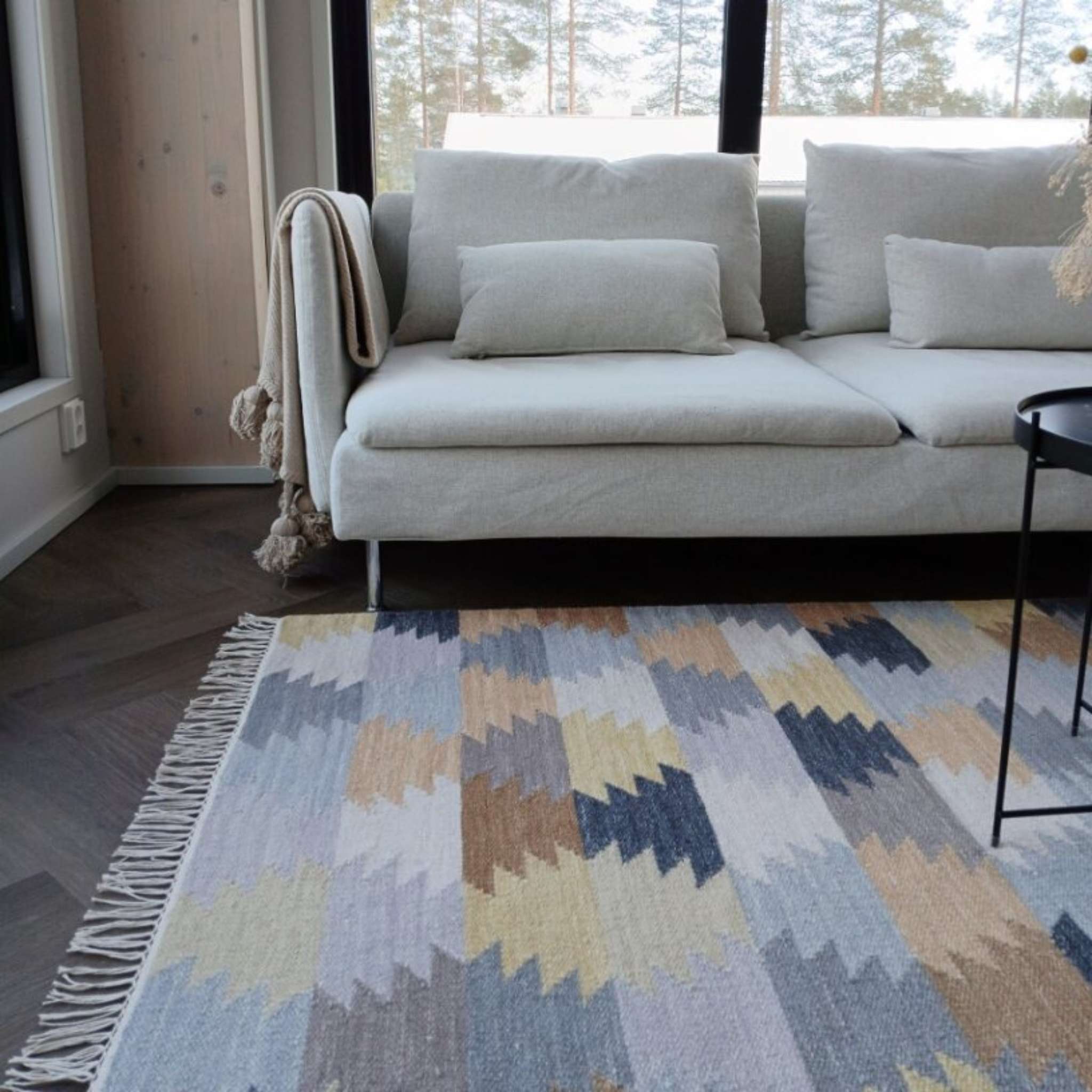 Verne Wool rug - gray