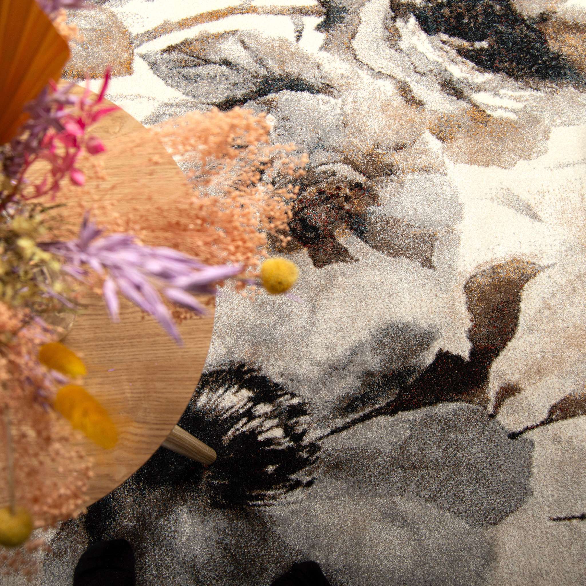 Vivian Pile rug - gray beige