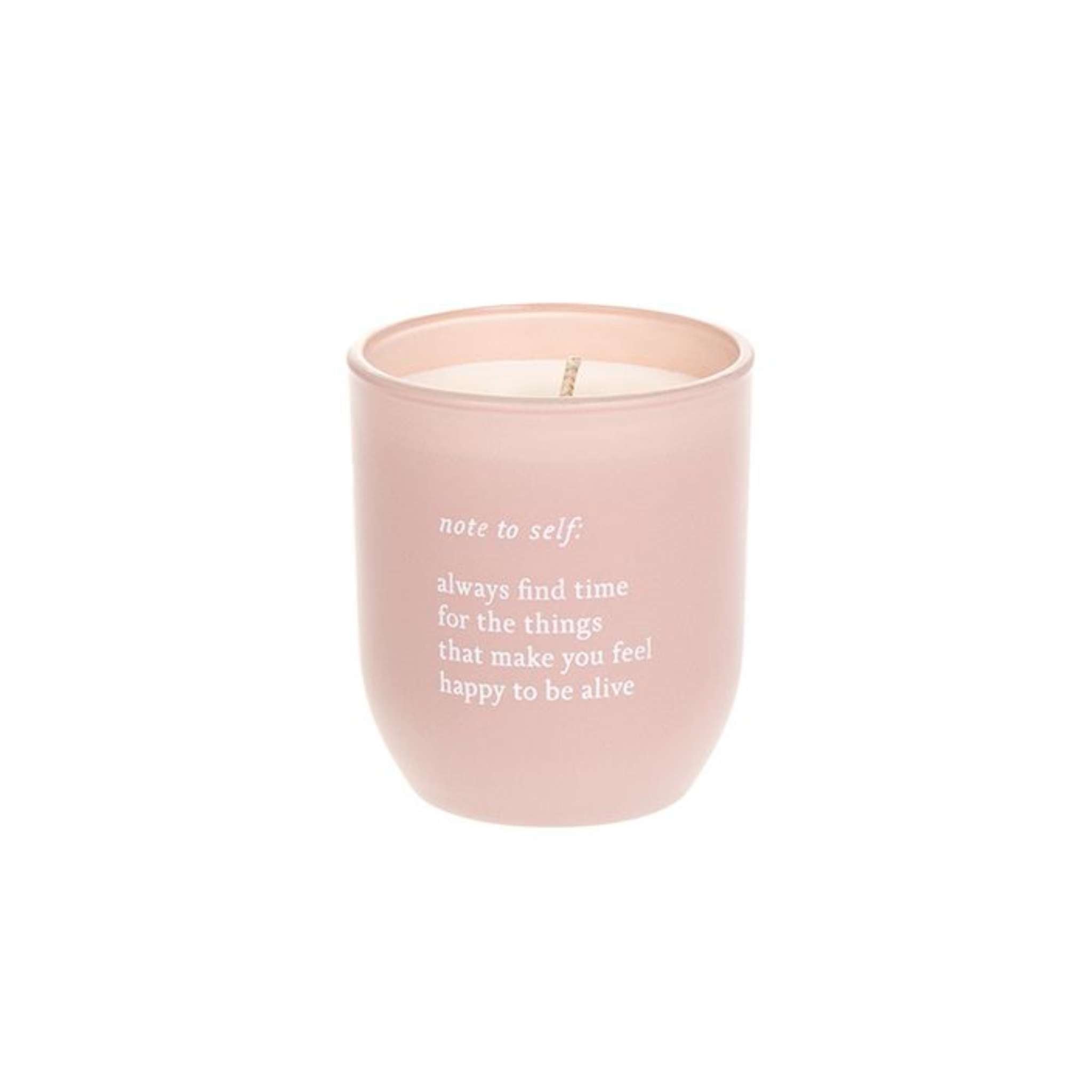 Candle in a glass always find time