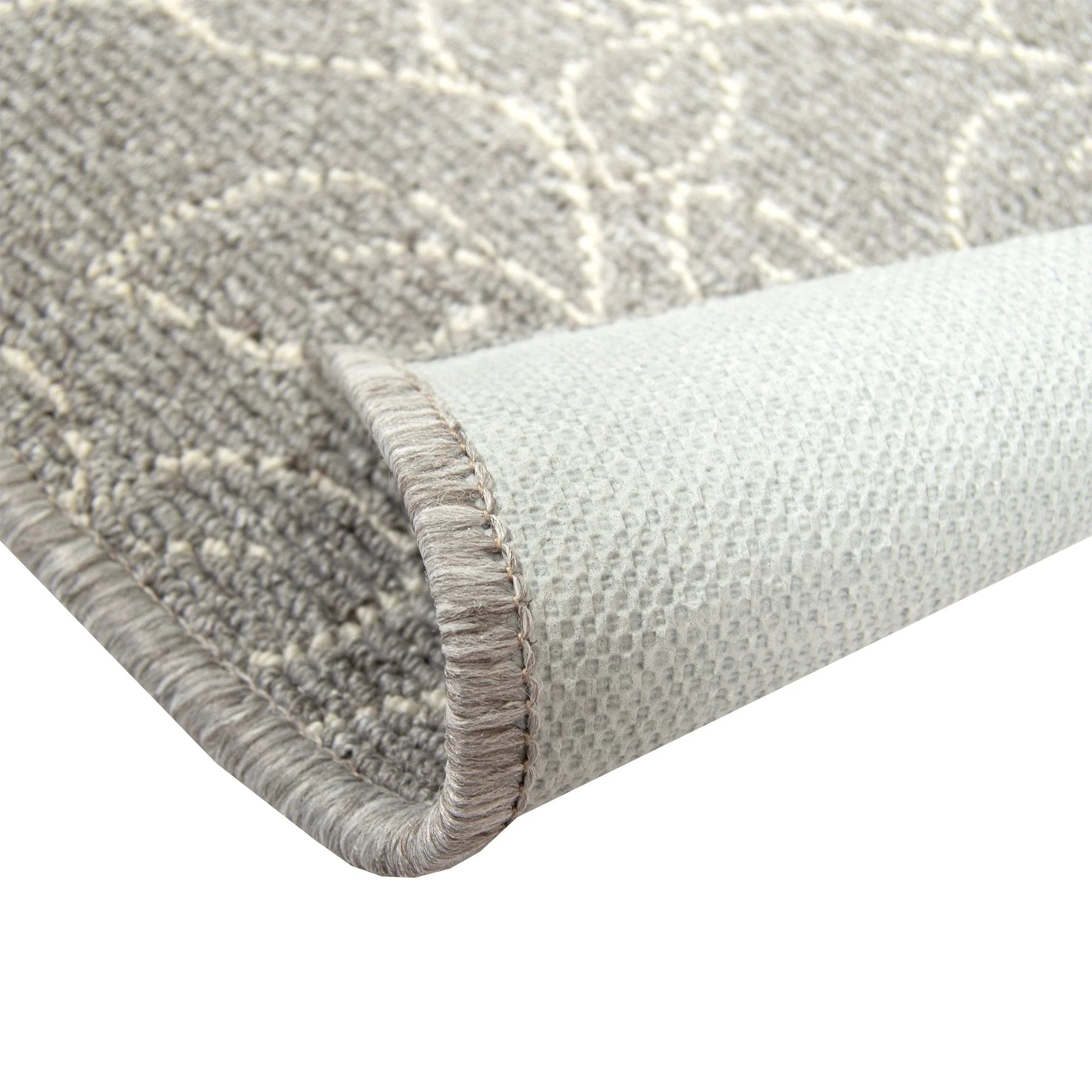 Belinda Runner rug roll - light gray