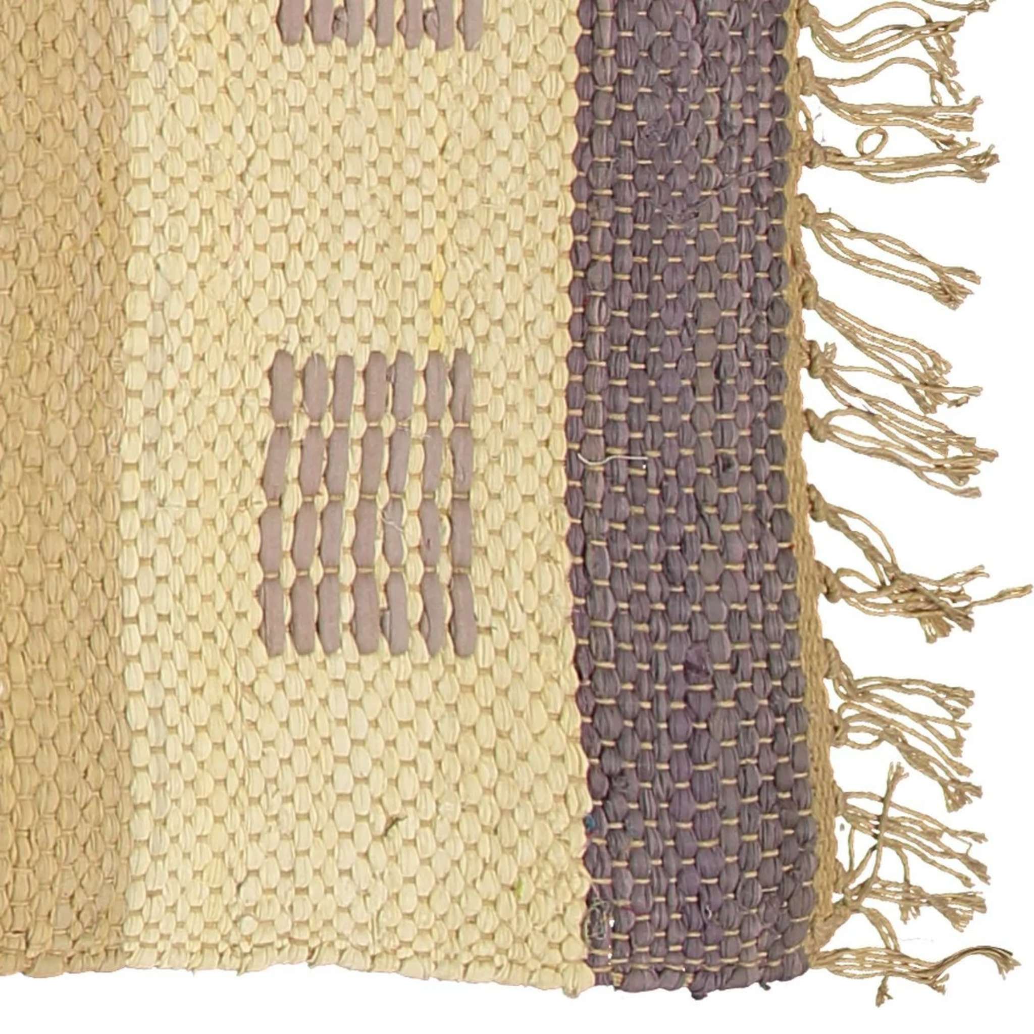 Finarte Domino Cotton rug - Sand