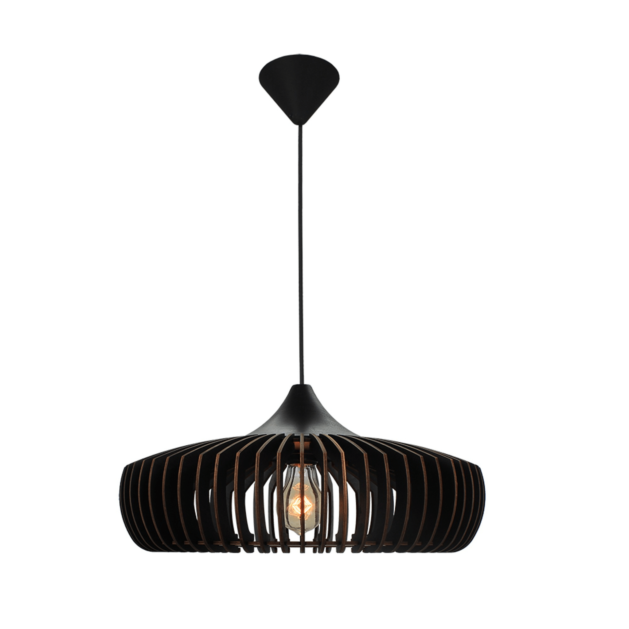 FocusLight Rio - Pendant lamp - Black - Ø46 cm