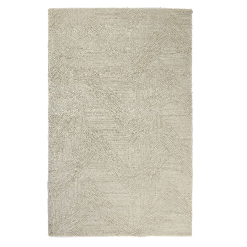 Get low pile Rug - natural white/beige