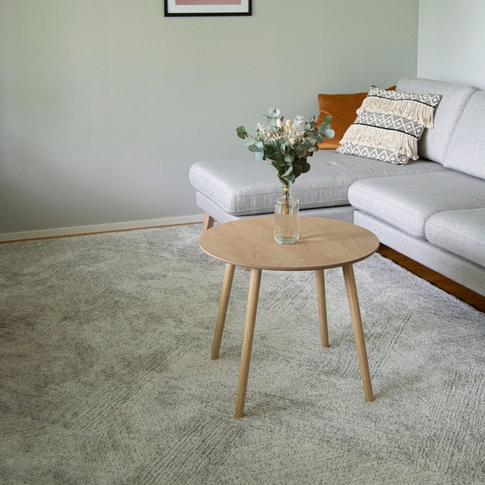 Get low pile Rug - natural white/beige