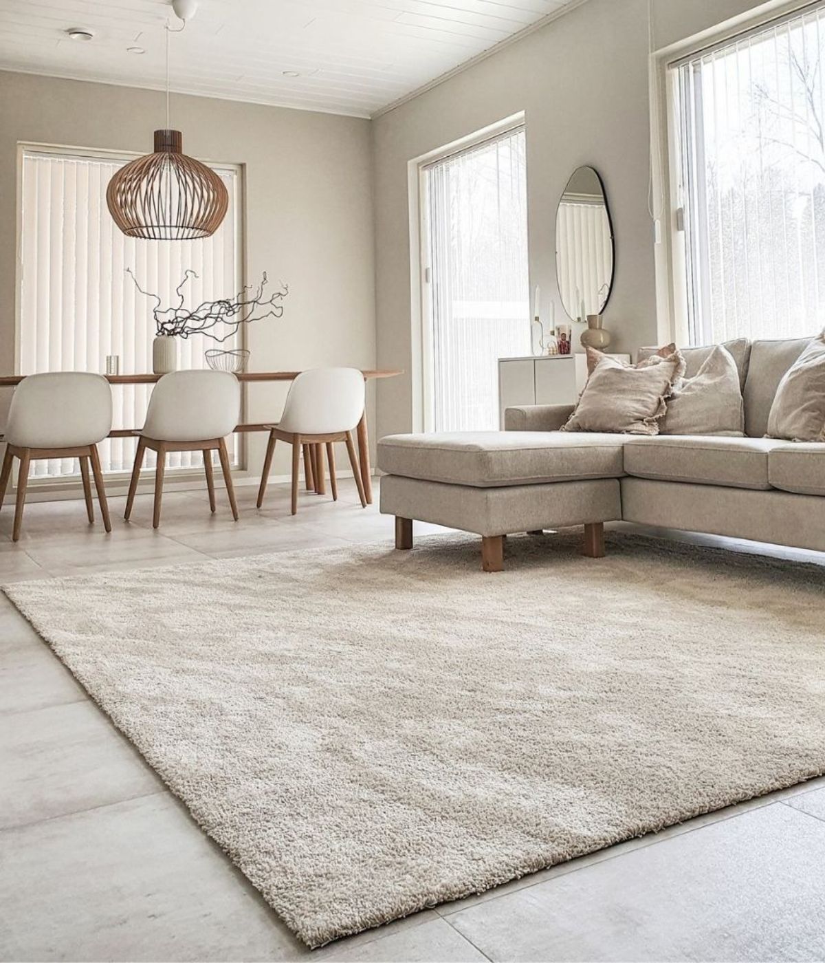 Nukkamatto olohuoneessa