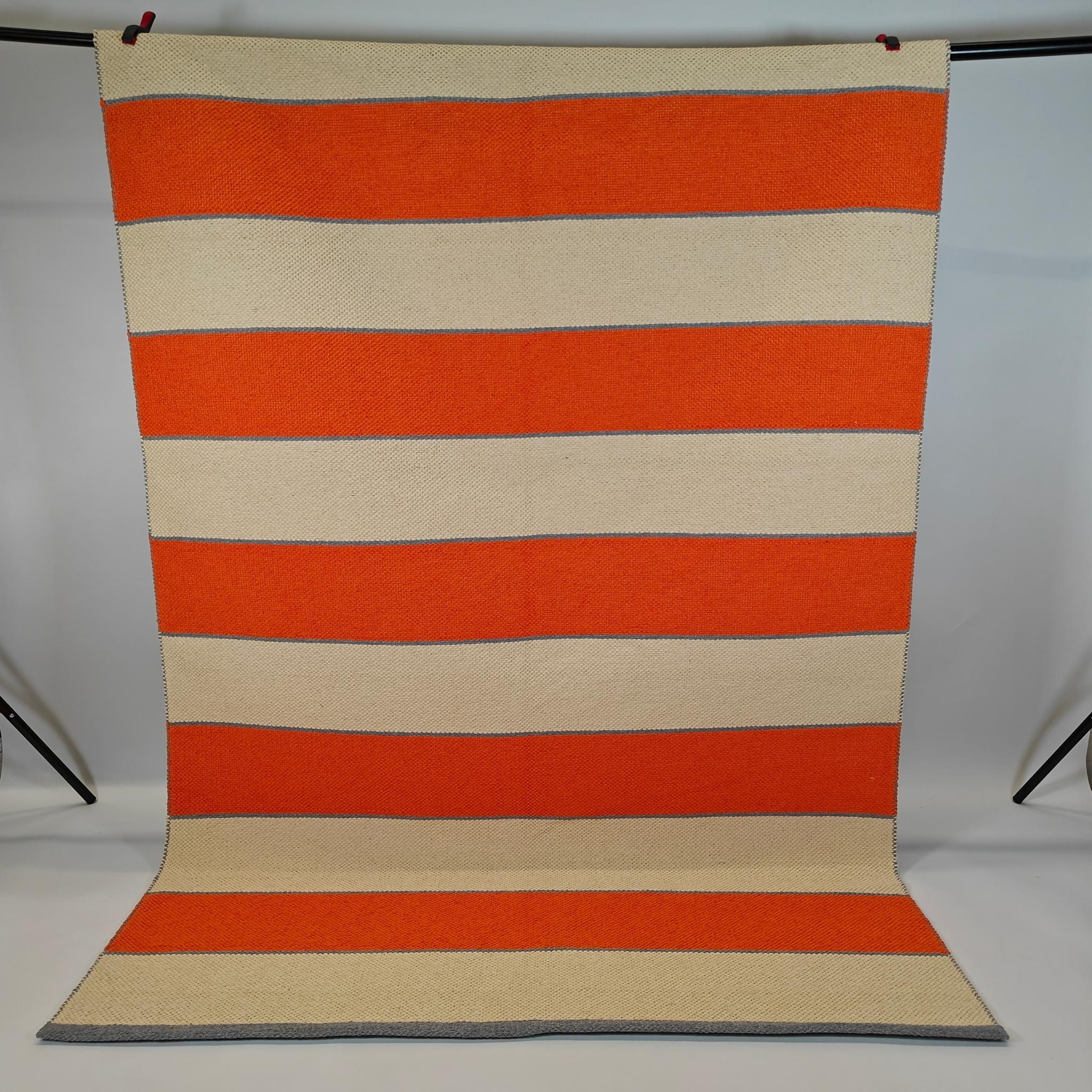 LAURA Cotton rug - orange