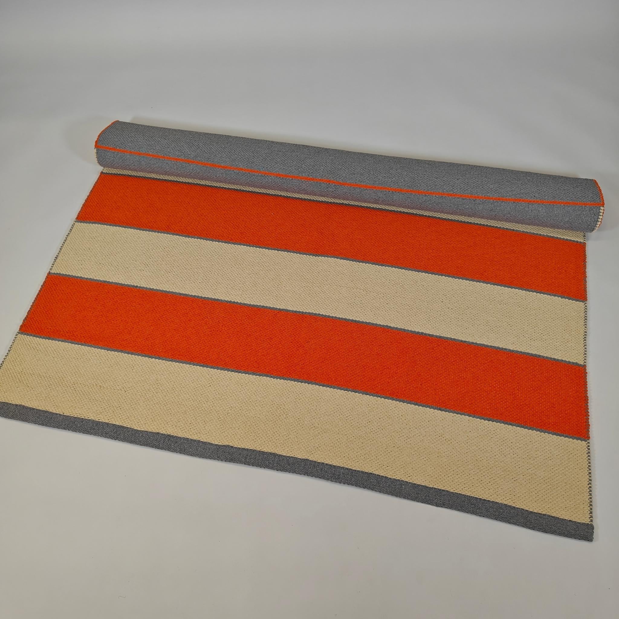 LAURA Cotton rug - orange