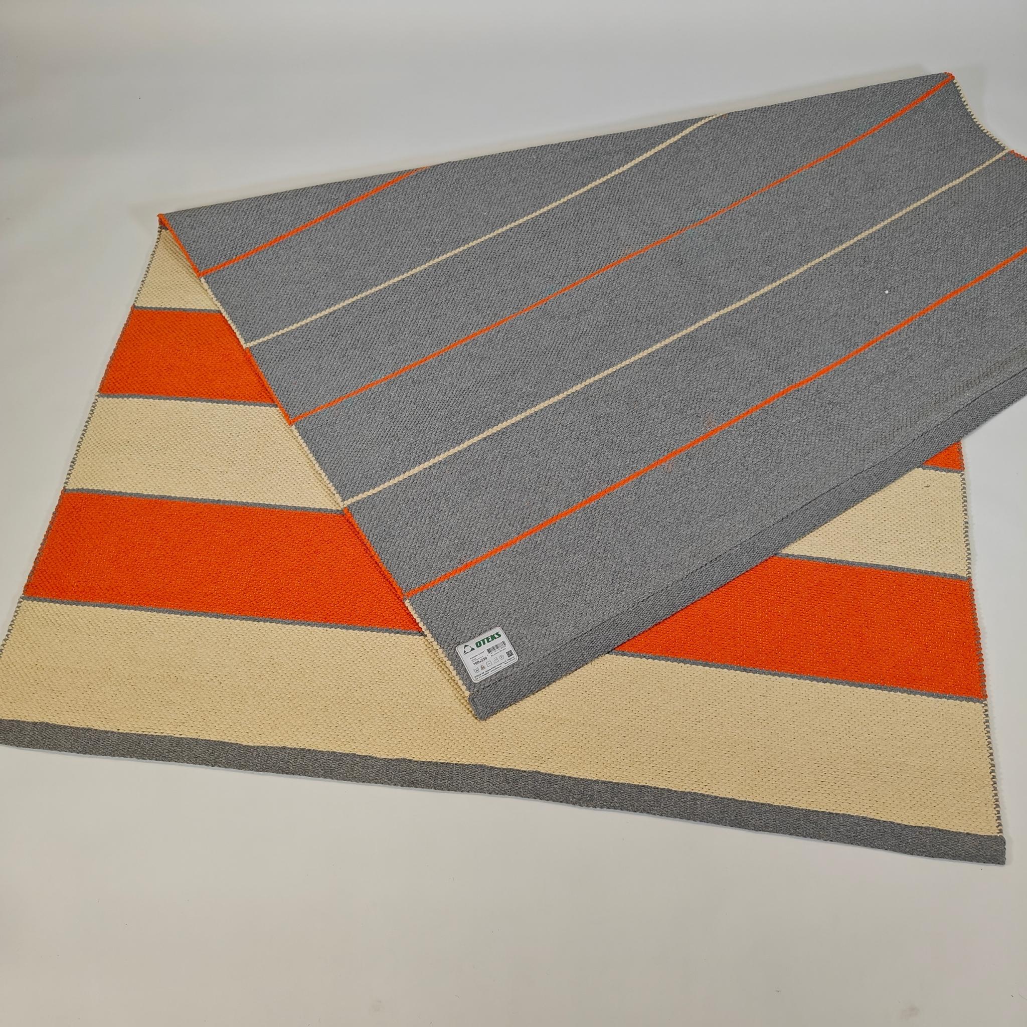 LAURA Cotton rug - orange