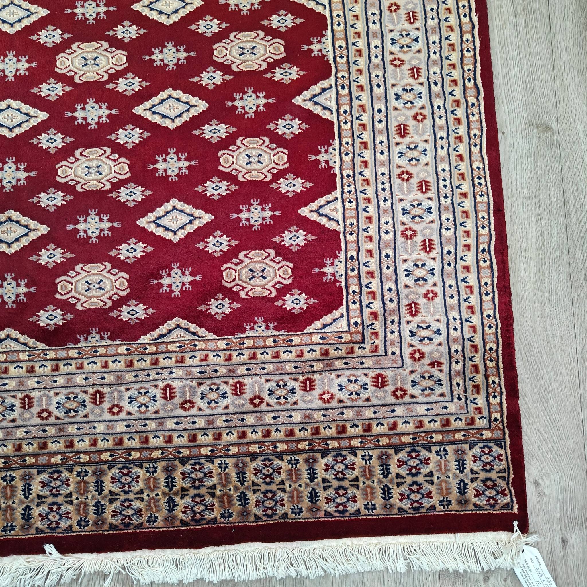 Pakistan Bokhara - punainen - 171x248cm