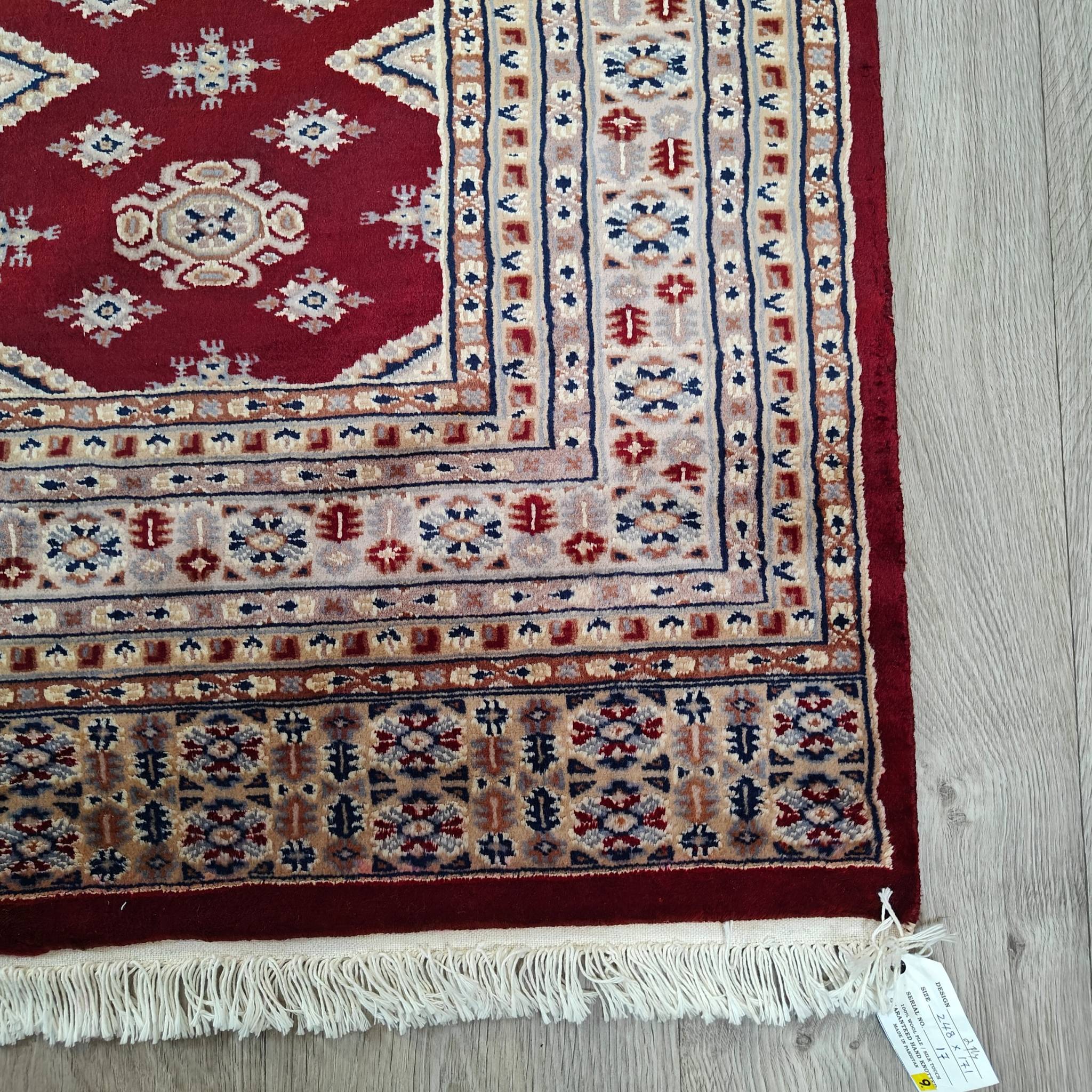 Pakistan Bokhara - punainen - 171x248cm