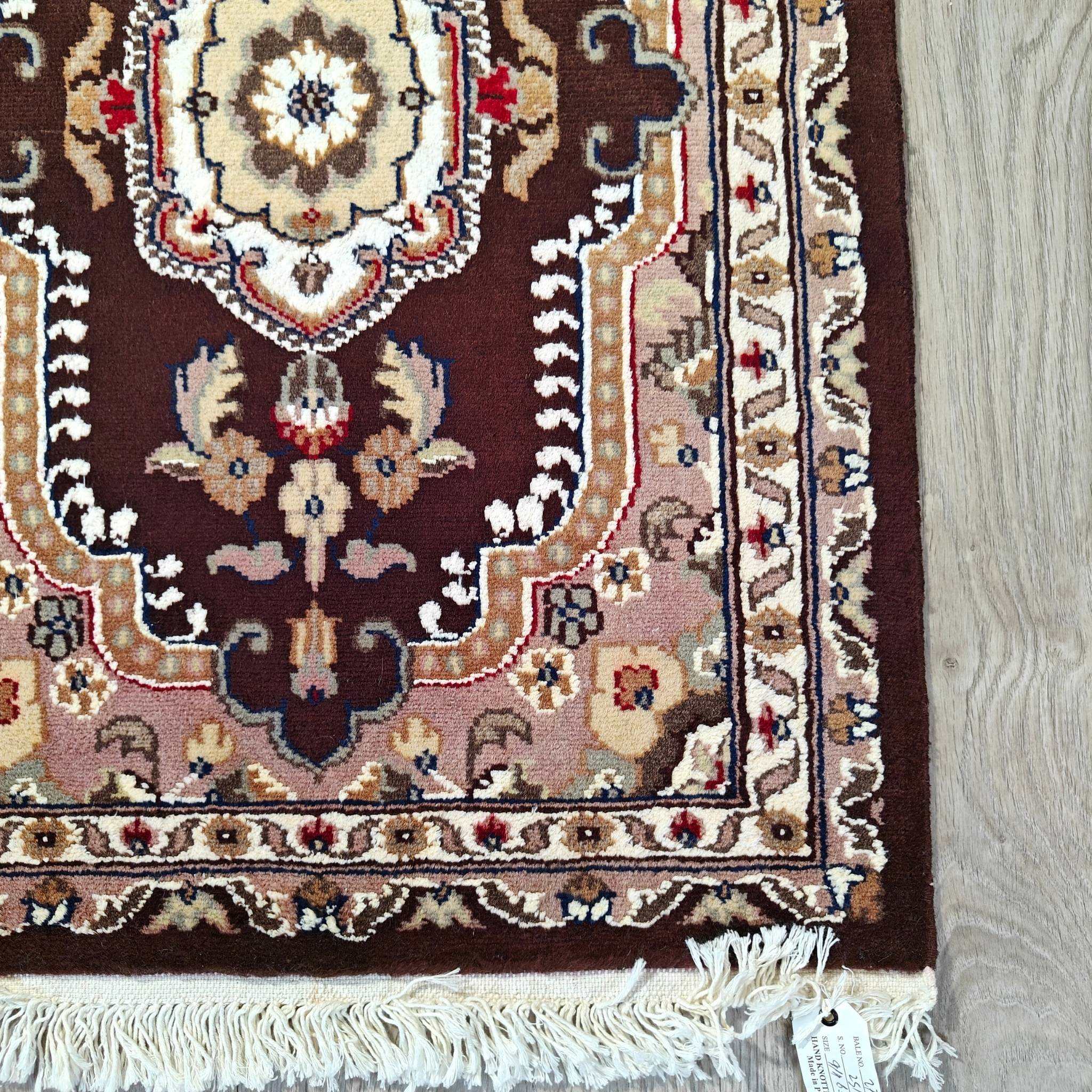 Pakistani Kashan - brown - 63x91cm