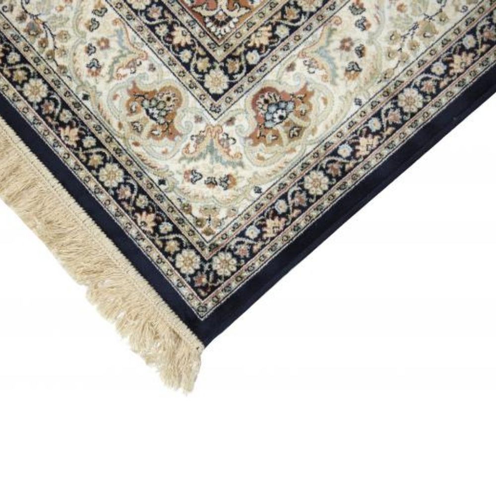 Royal viscose rug - blue