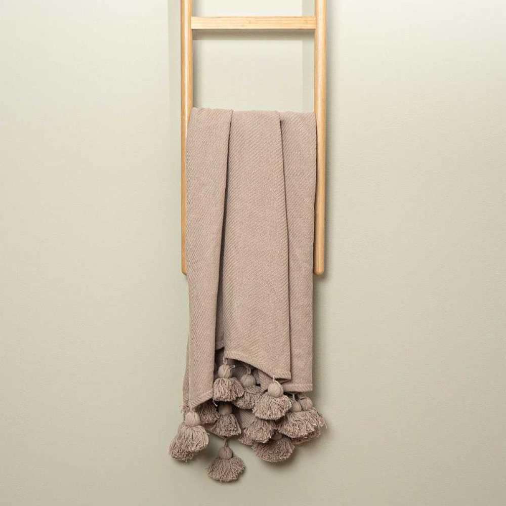 Sävel-torkkupeitto - beige