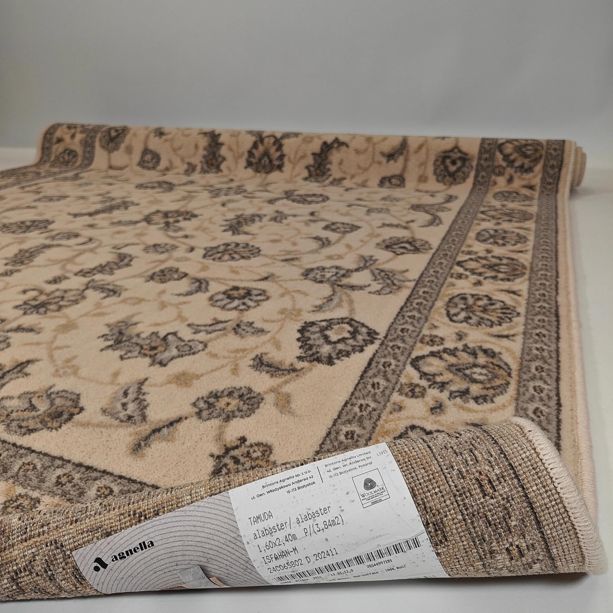 Tamuda itämainen villamatto - vaaleabeige