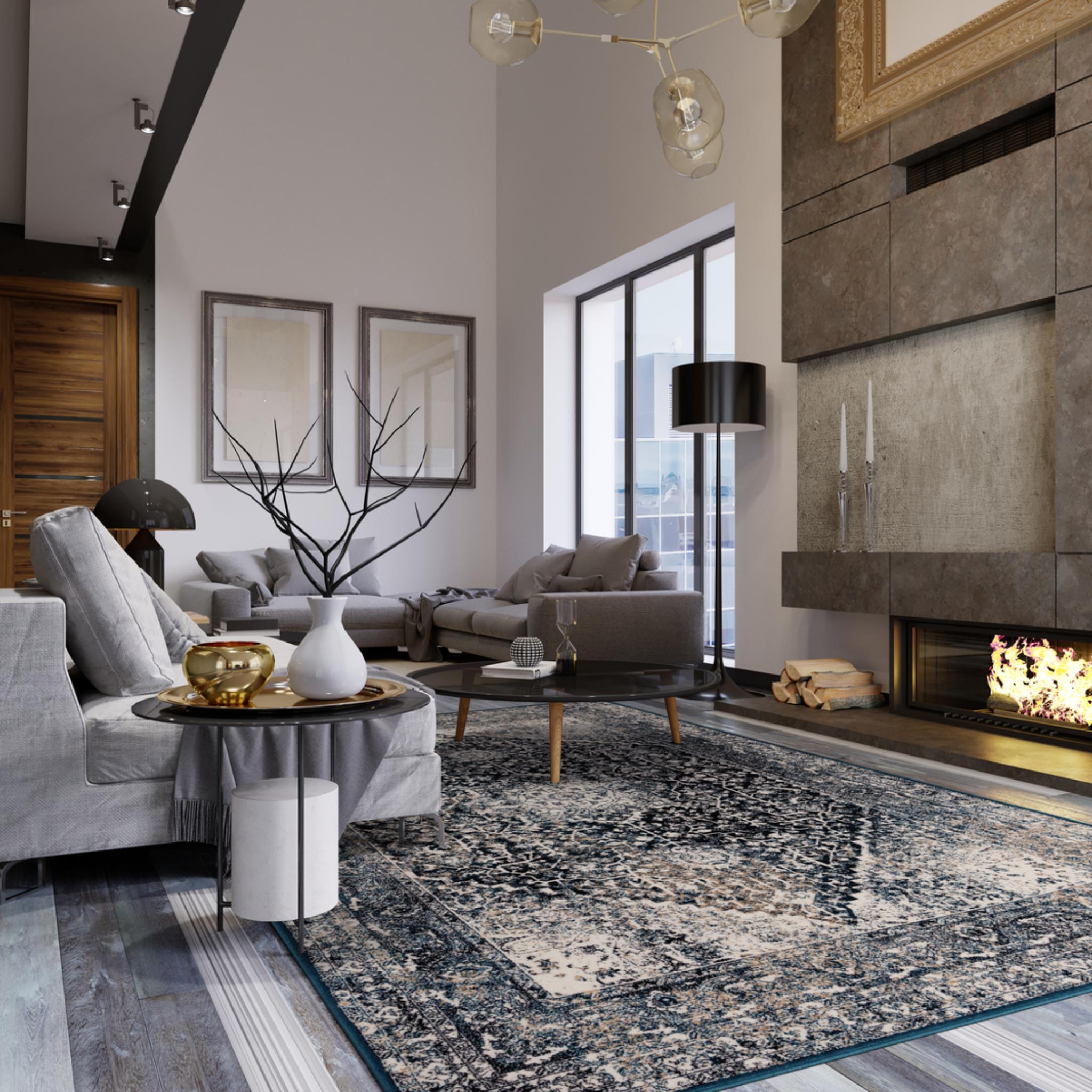 Torena Oriental Wool rug - green