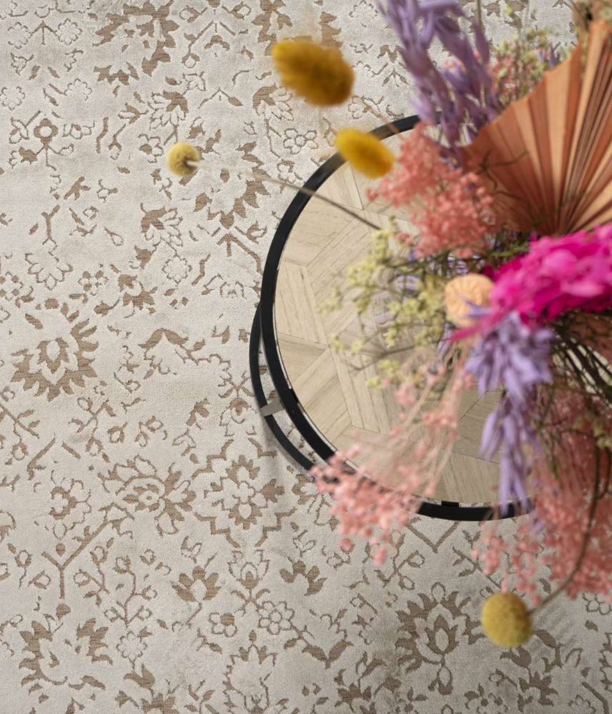 Viskoosimatto kaunis kuosi