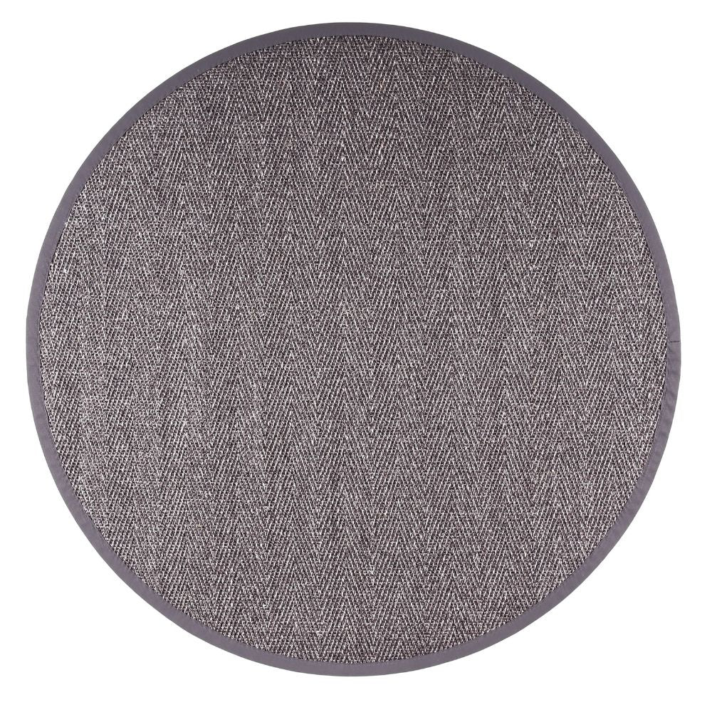VM Carpet Barrakuda sisal rug, Custom Size - 9371 anthracite