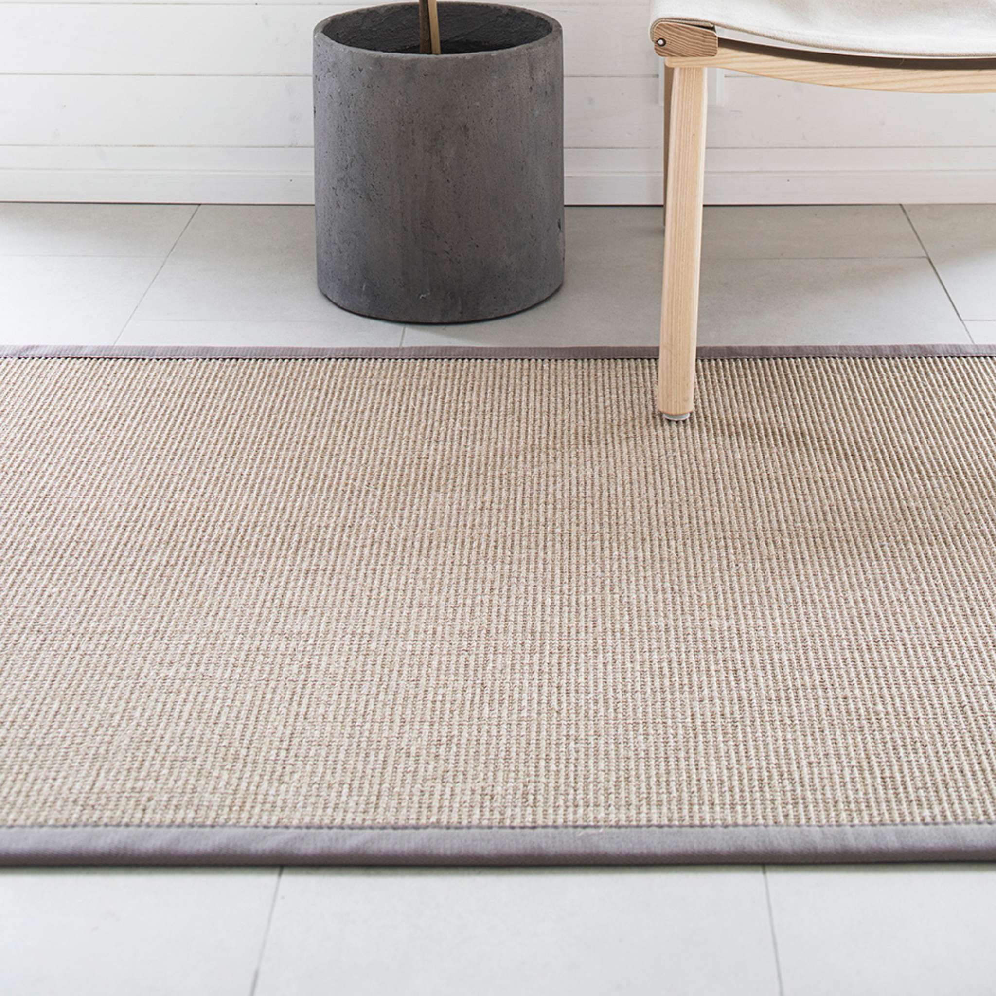 VM Carpet Sisal Rug, Custom Size - 06 beige
