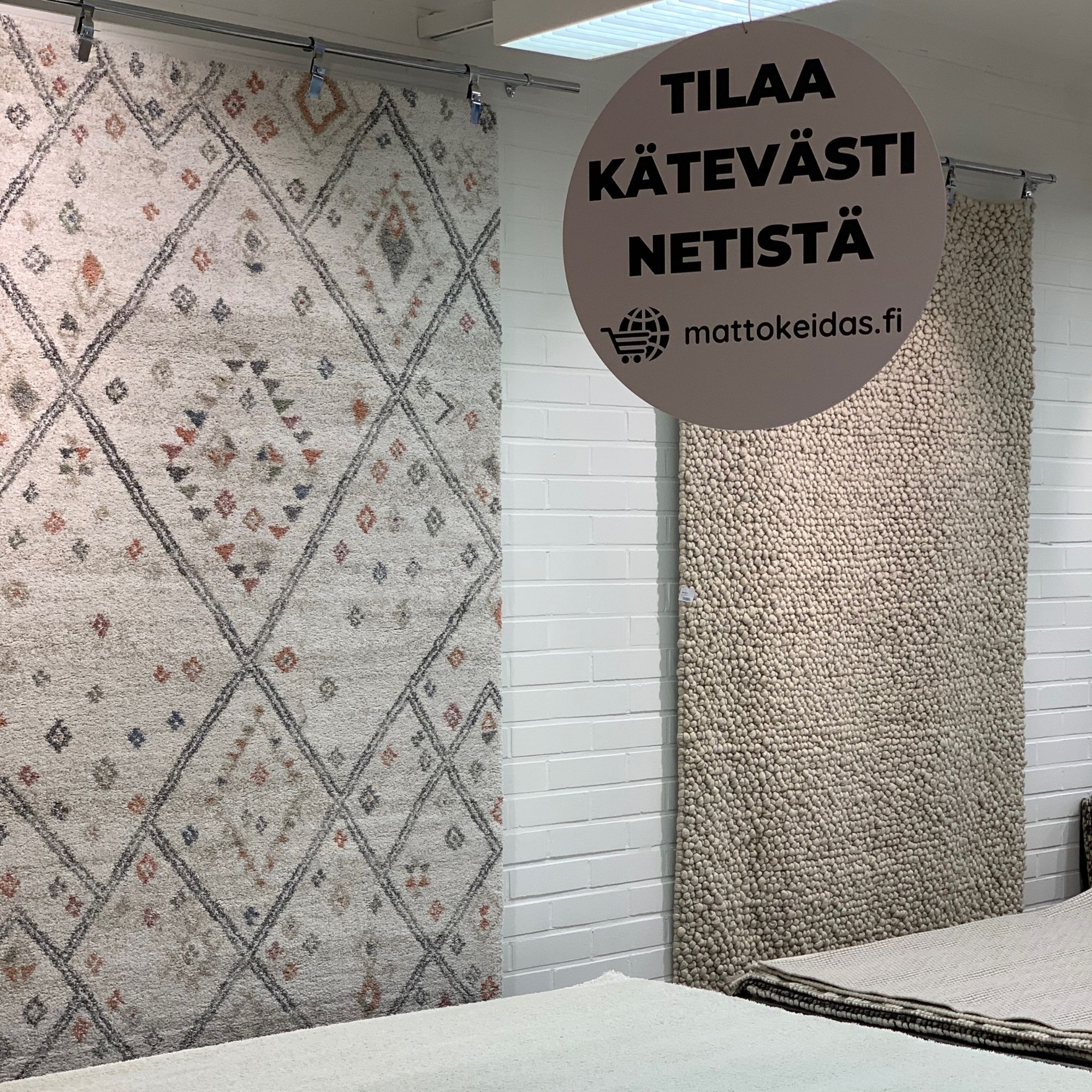 mattoja eri huoneisiin