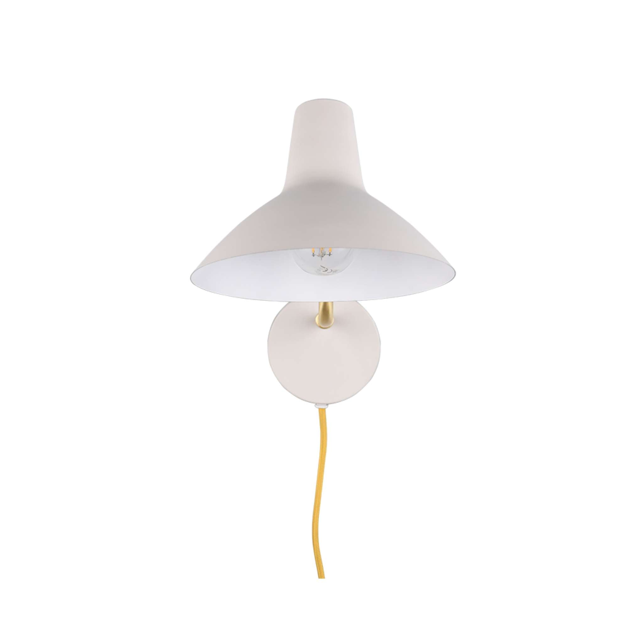 TRIO Traveller Wall light E27 - warm gray/gold